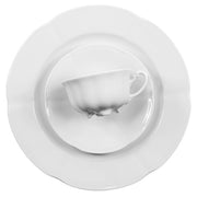 Serwis do kawy porcelanowy dla 6 os. Bolero biały