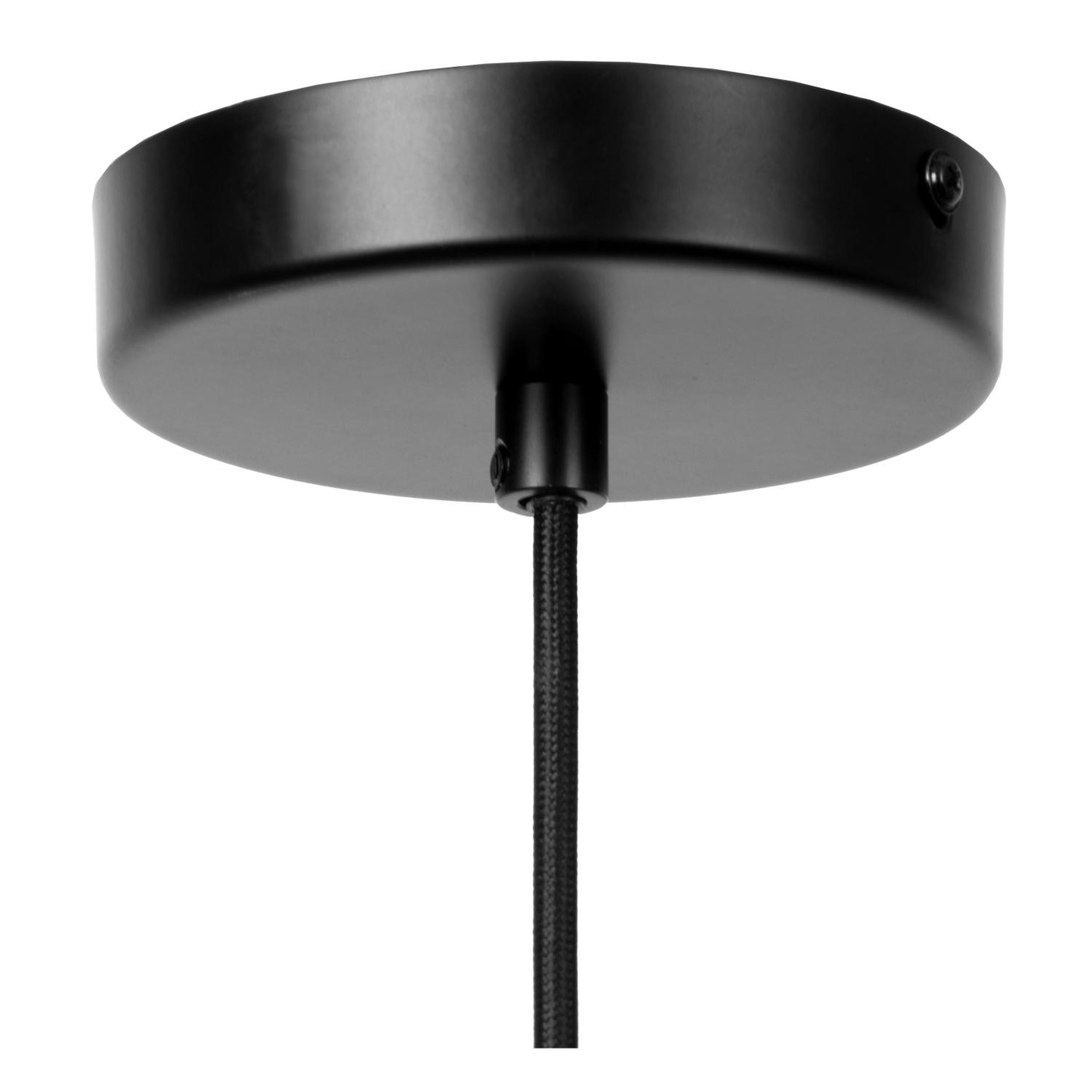 Lampa wisząca Ilona 30 cm czarno-brązowa