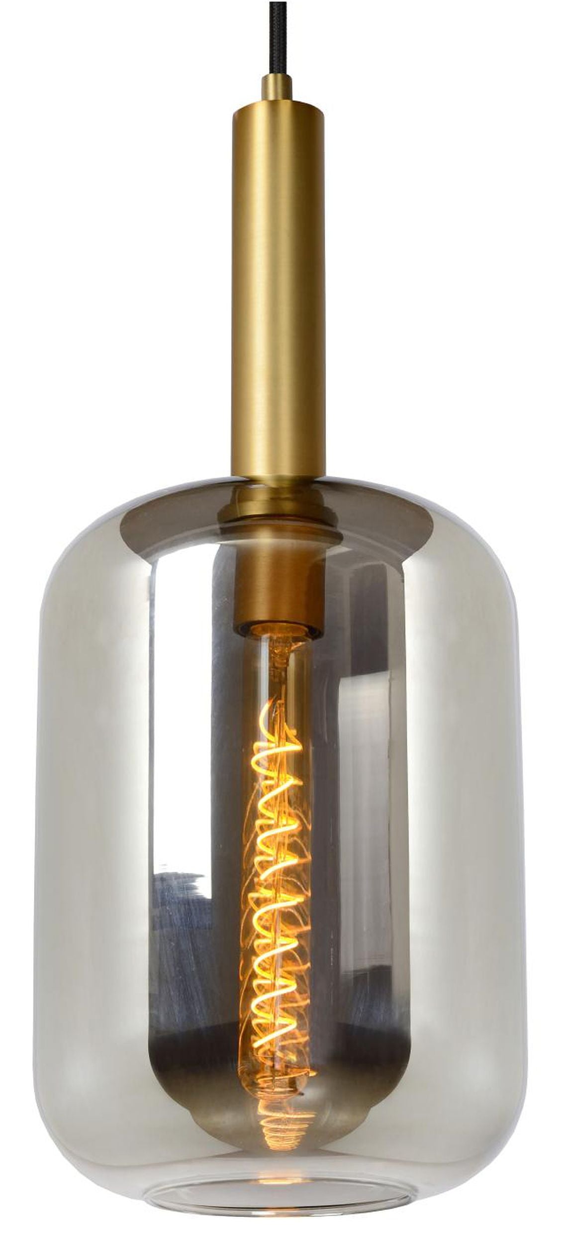 Lampa wisząca Joanet złoto-czarna