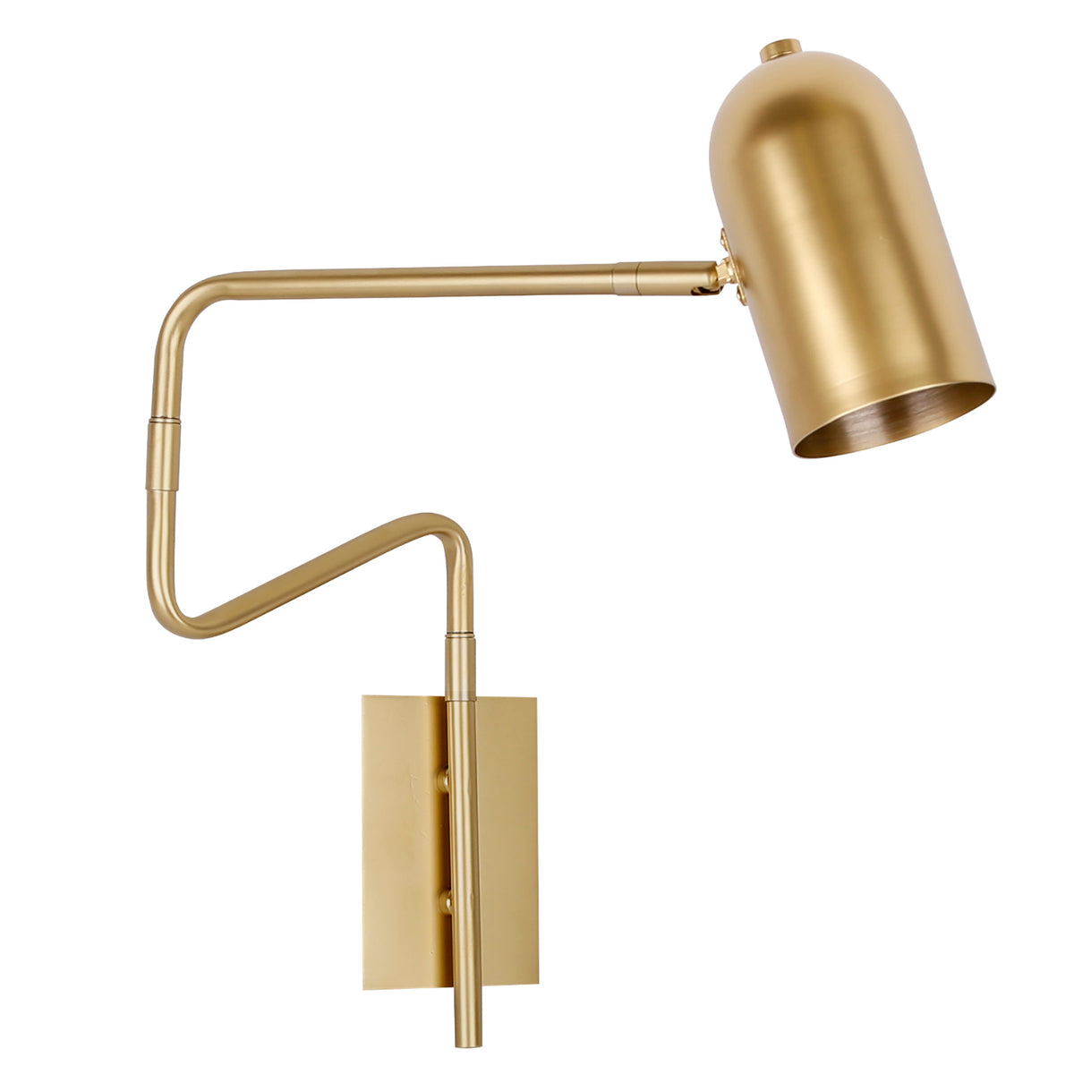 Lampa ścienna Korpela złota