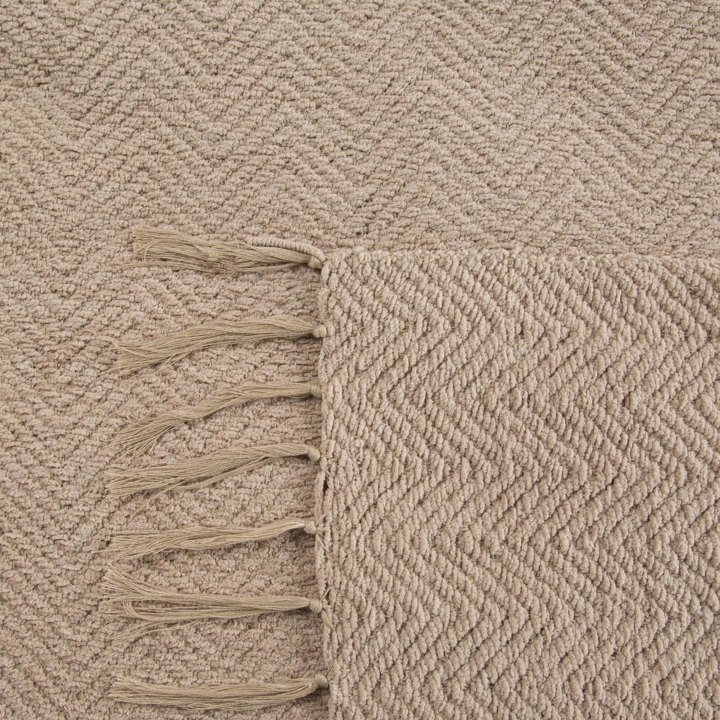 Koc narzuta Milo 130x170 cm beżowy