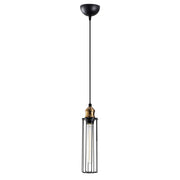 Lampa sufitowa Sirarer industrialna średnica 8 cm czarna