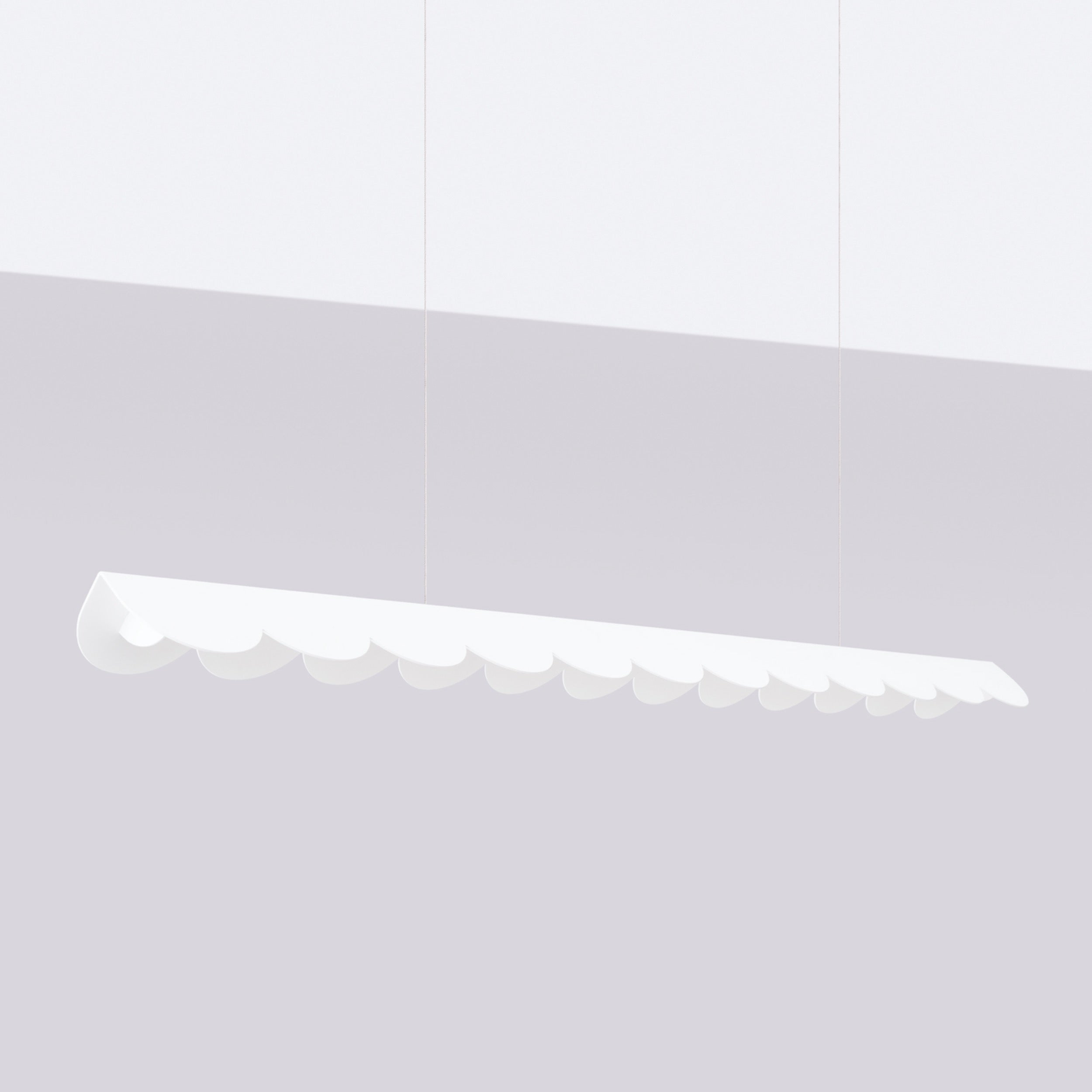 Lampa wisząca Biscuit biała LED barwa ciepła