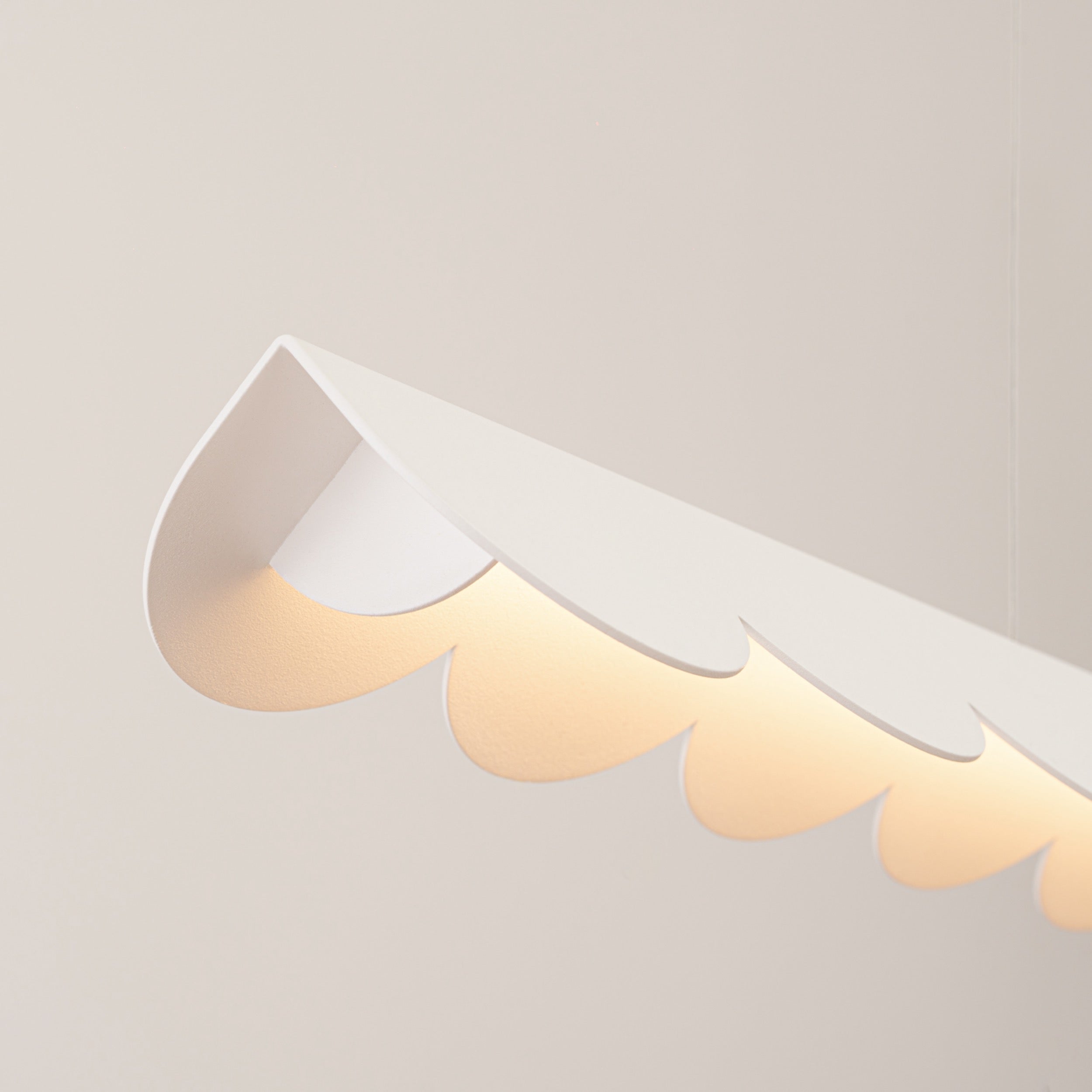 Lampa wisząca Biscuit biała LED barwa ciepła