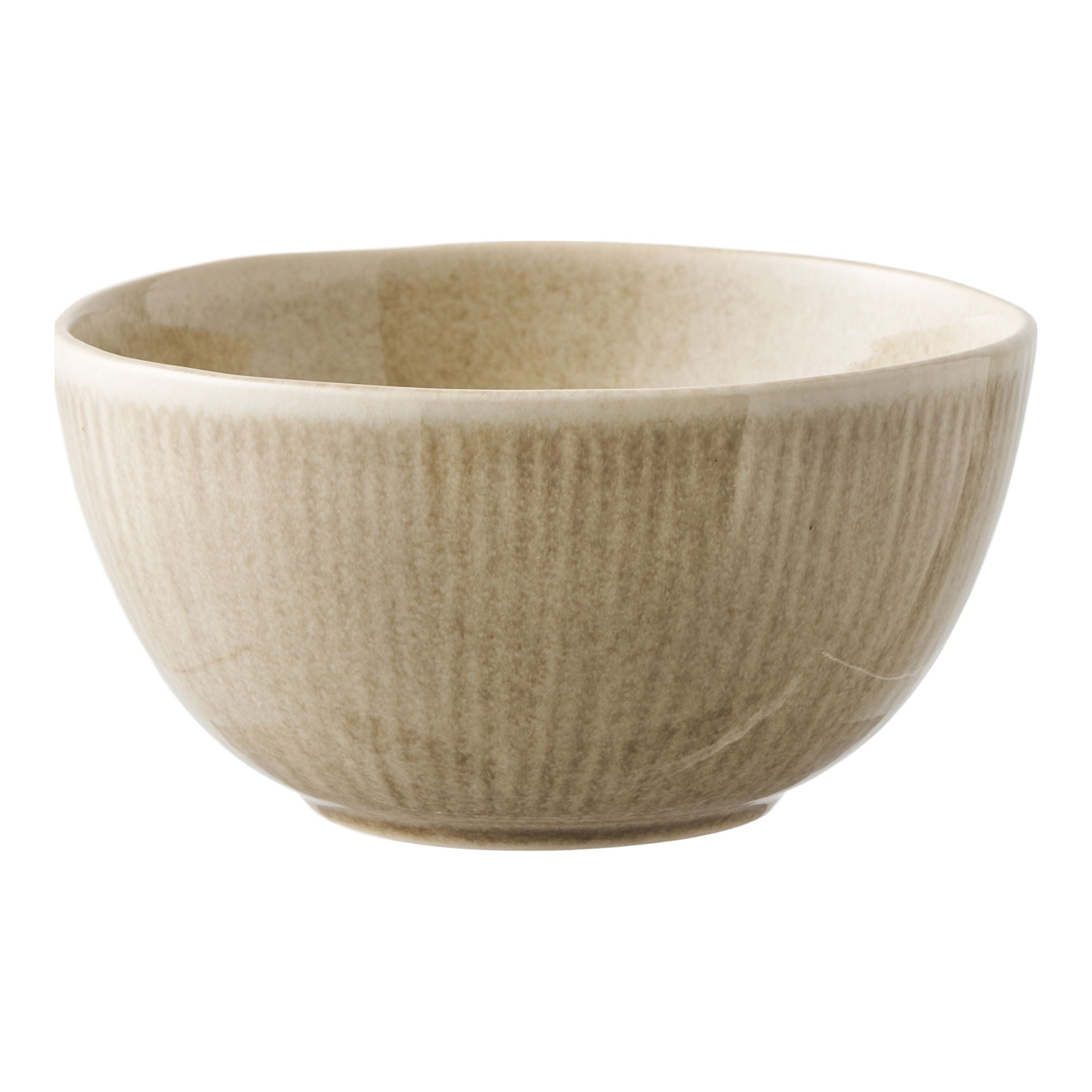 Zestaw 4 misek Viola ø14,5x7 cm ceramiczne beżowe