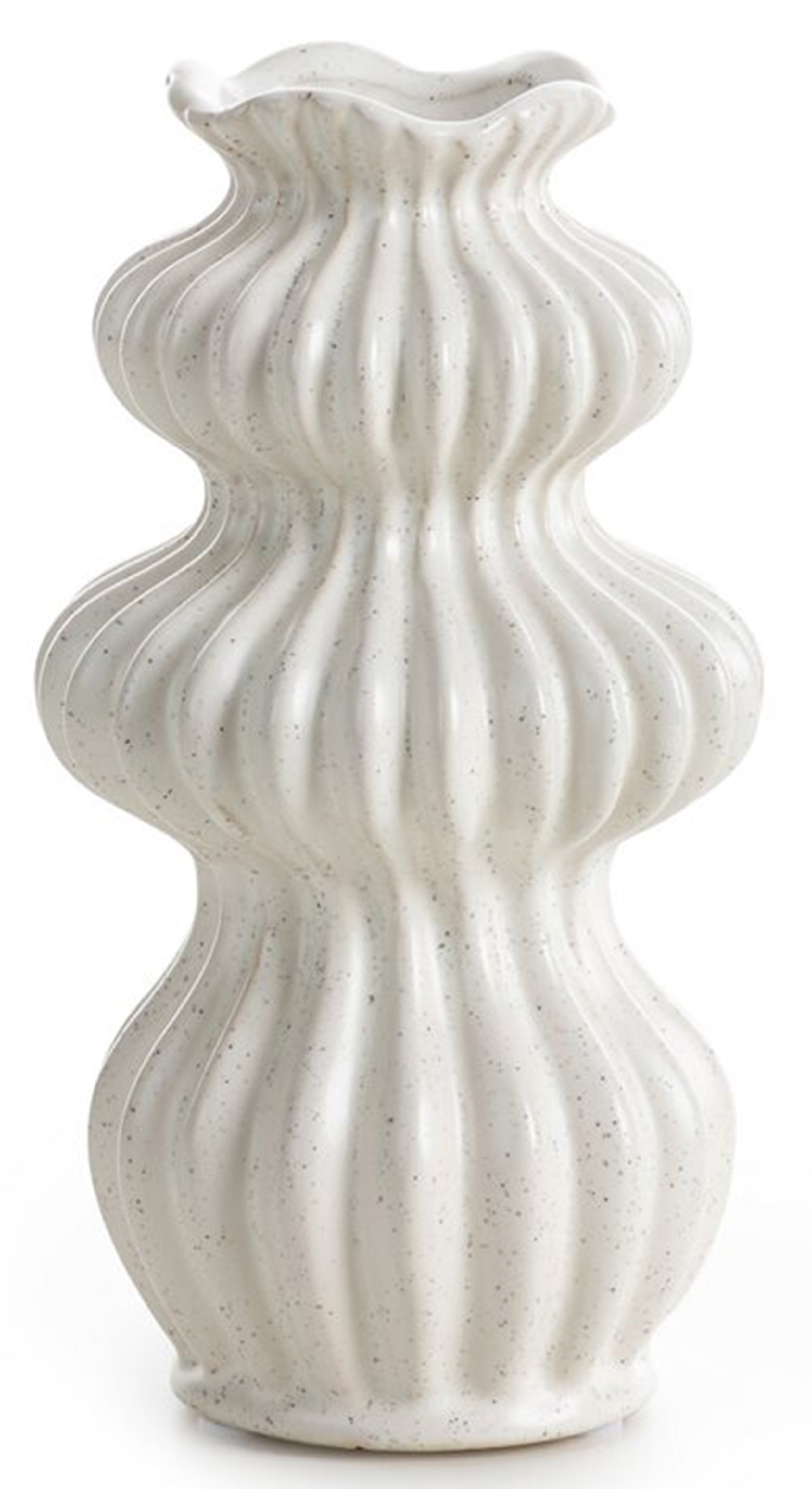 Wazon Sequis ceramiczny biały