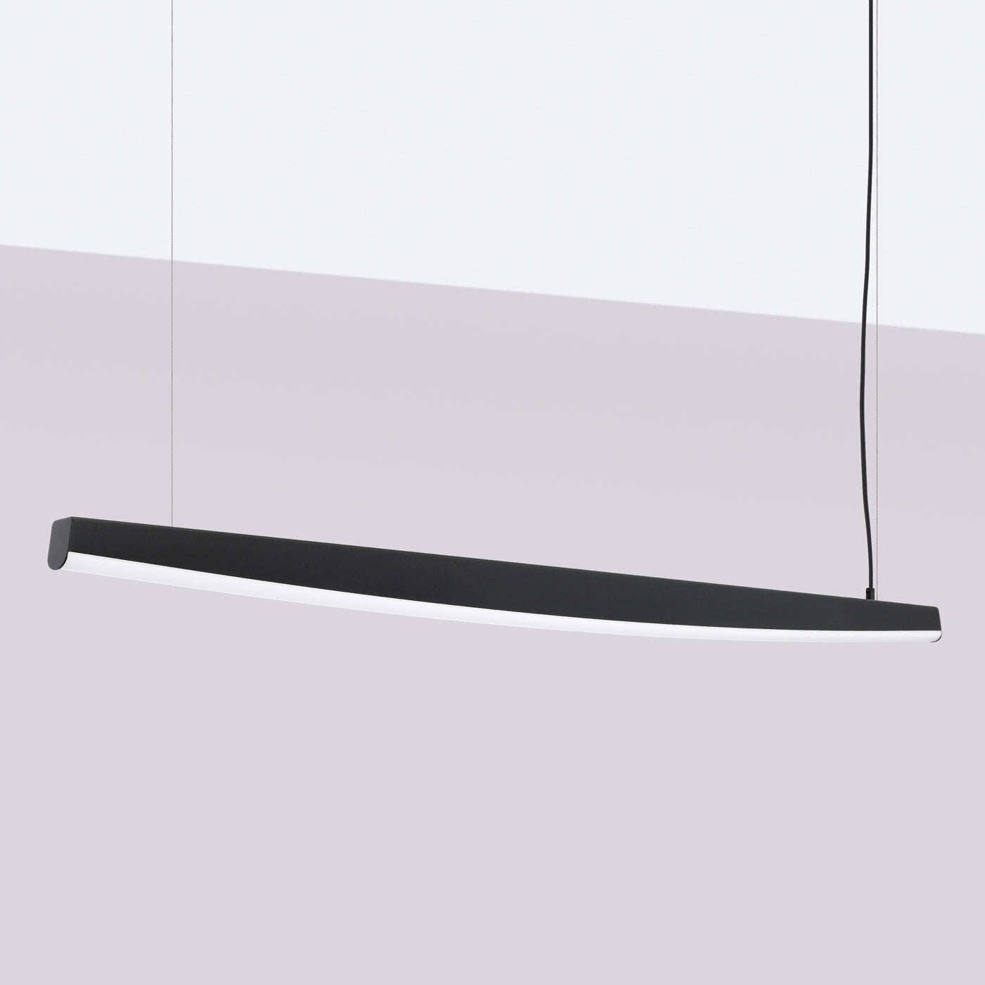 Lampa wisząca Jorun LED 150 cm czarna 4000K