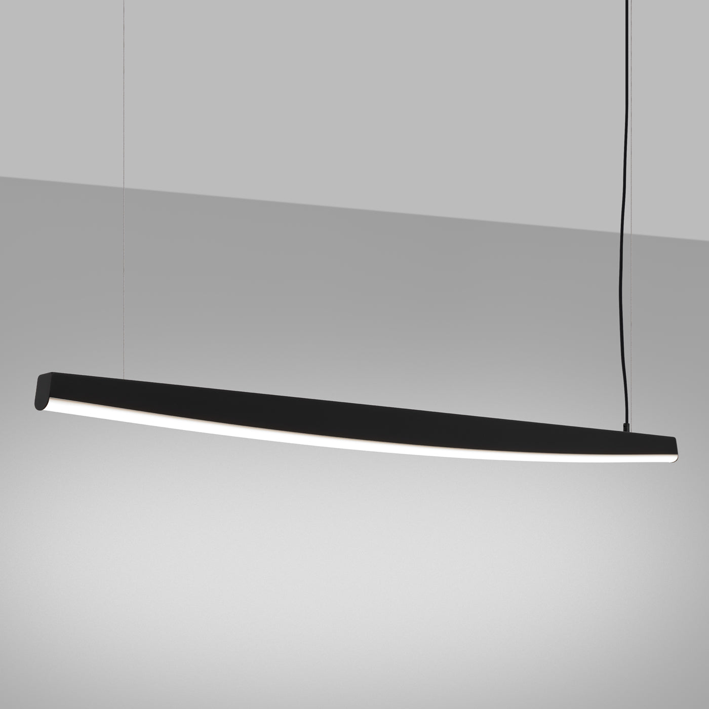 Lampa wisząca Jorun LED 150 cm czarna 4000K