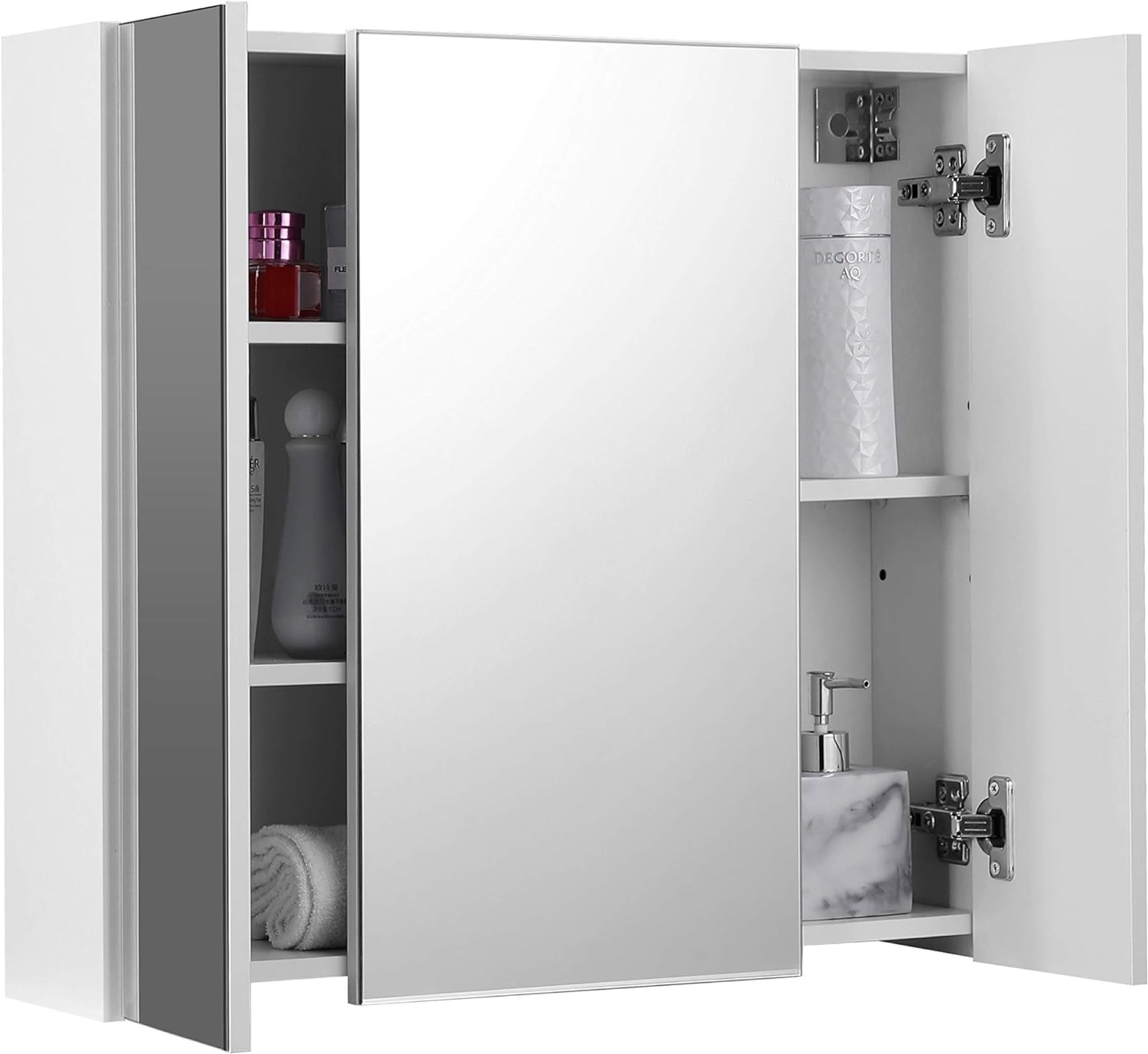 Szafka łazienkowa wisząca Grimark 60x15x55 cm z lustrem