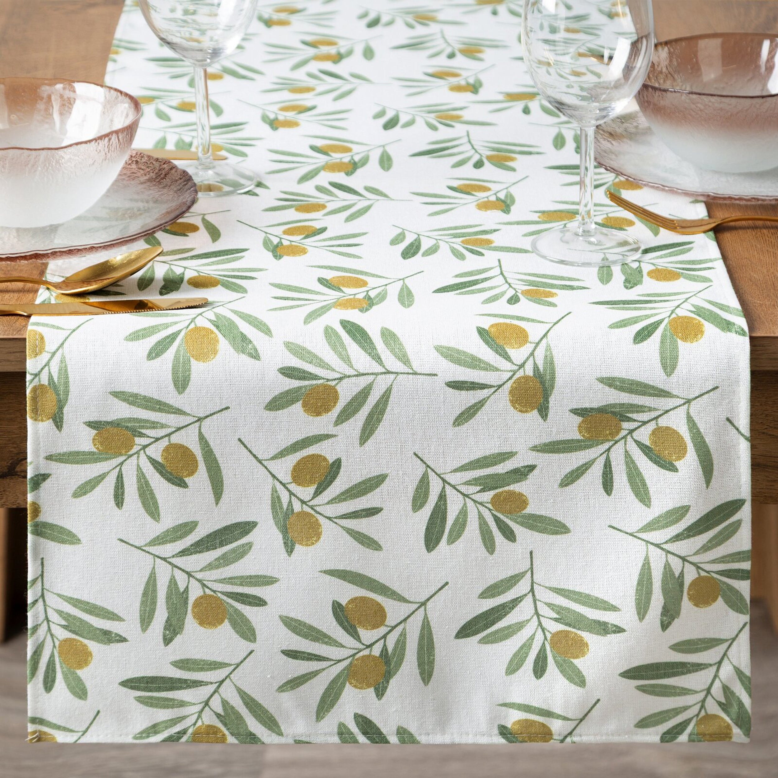Obrus Erin 40x140 cm biały