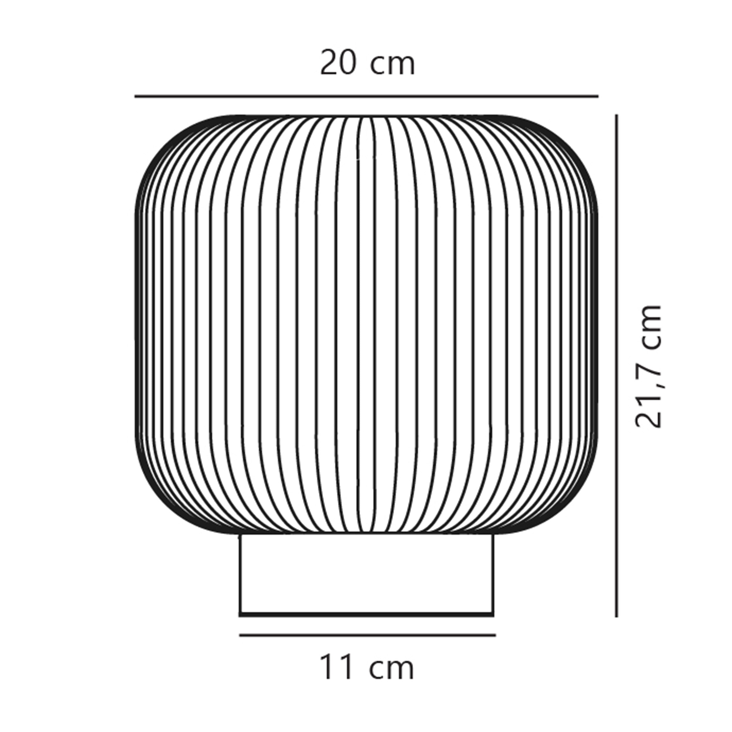 Lampa stołowa Milford jasne drewno
