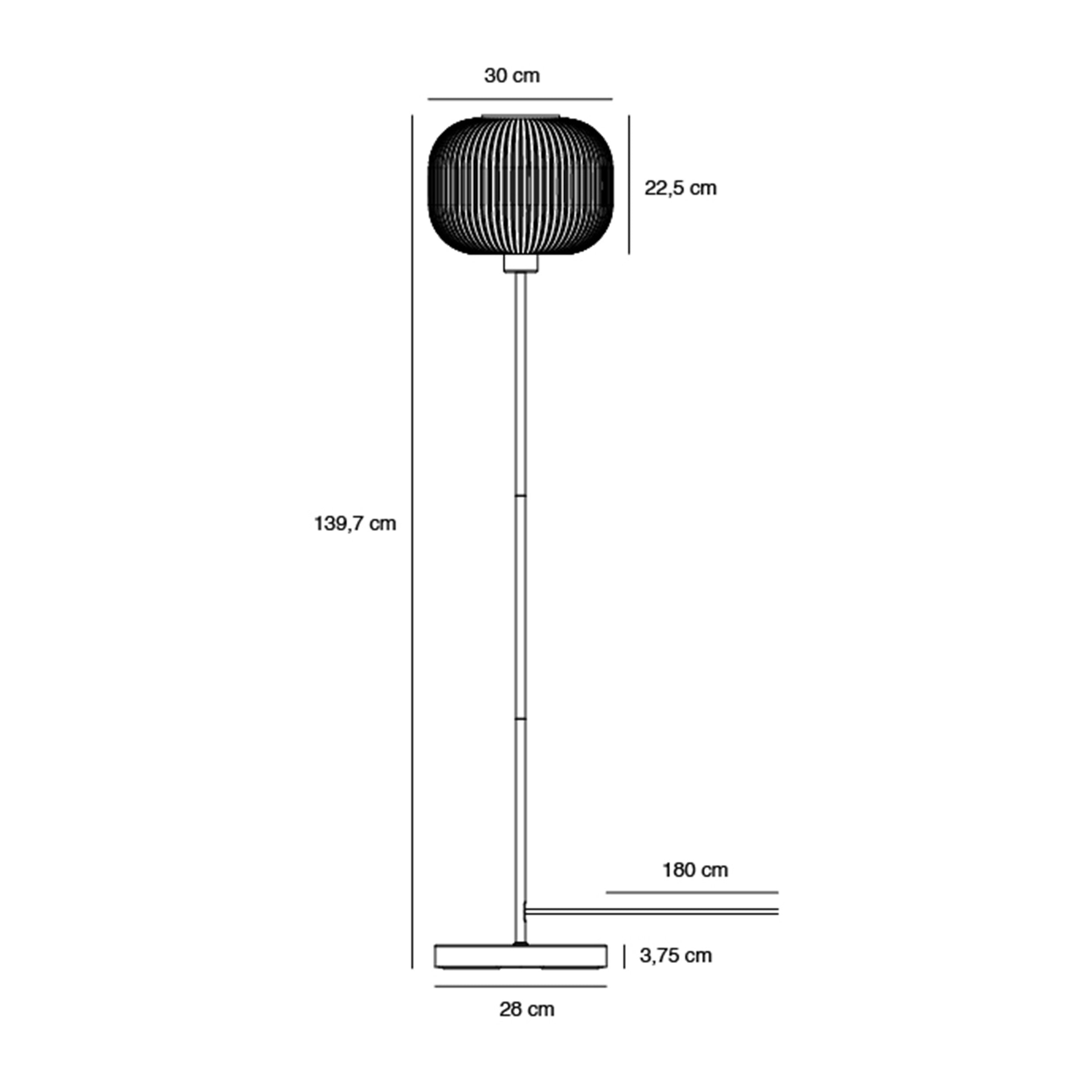 Lampa podłogowa Milford biała