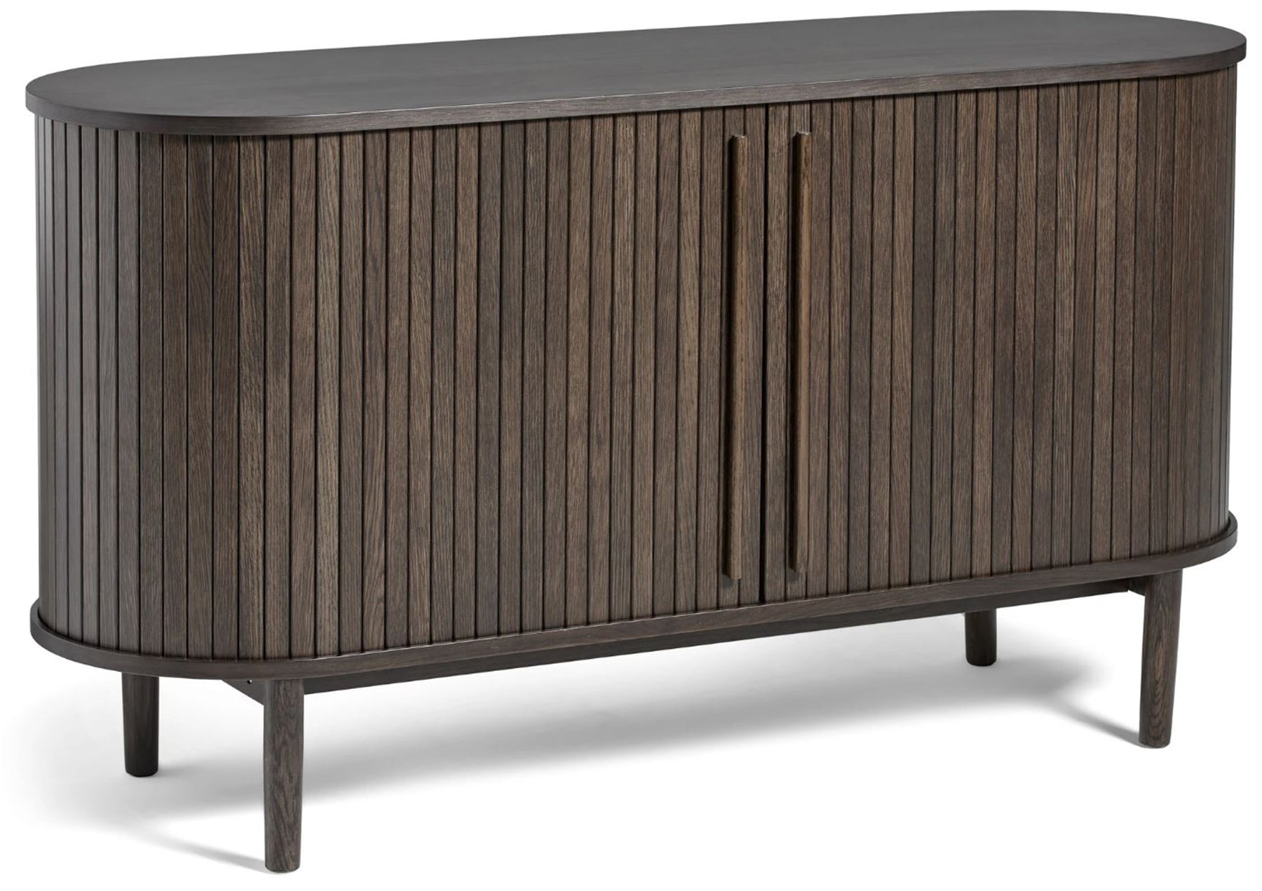 Komoda Meta 140 cm lamele dąb ciemny