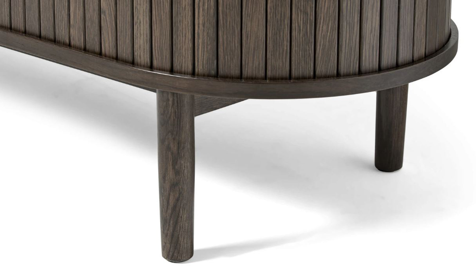 Komoda Meta 140 cm lamele dąb ciemny