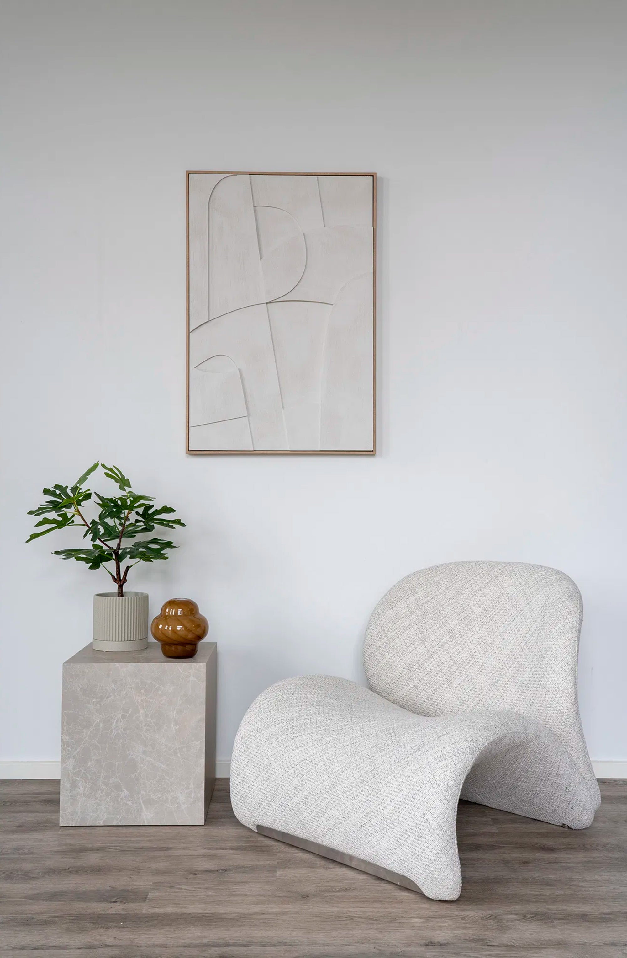 Obraz Chatory 60x90 cm I biały