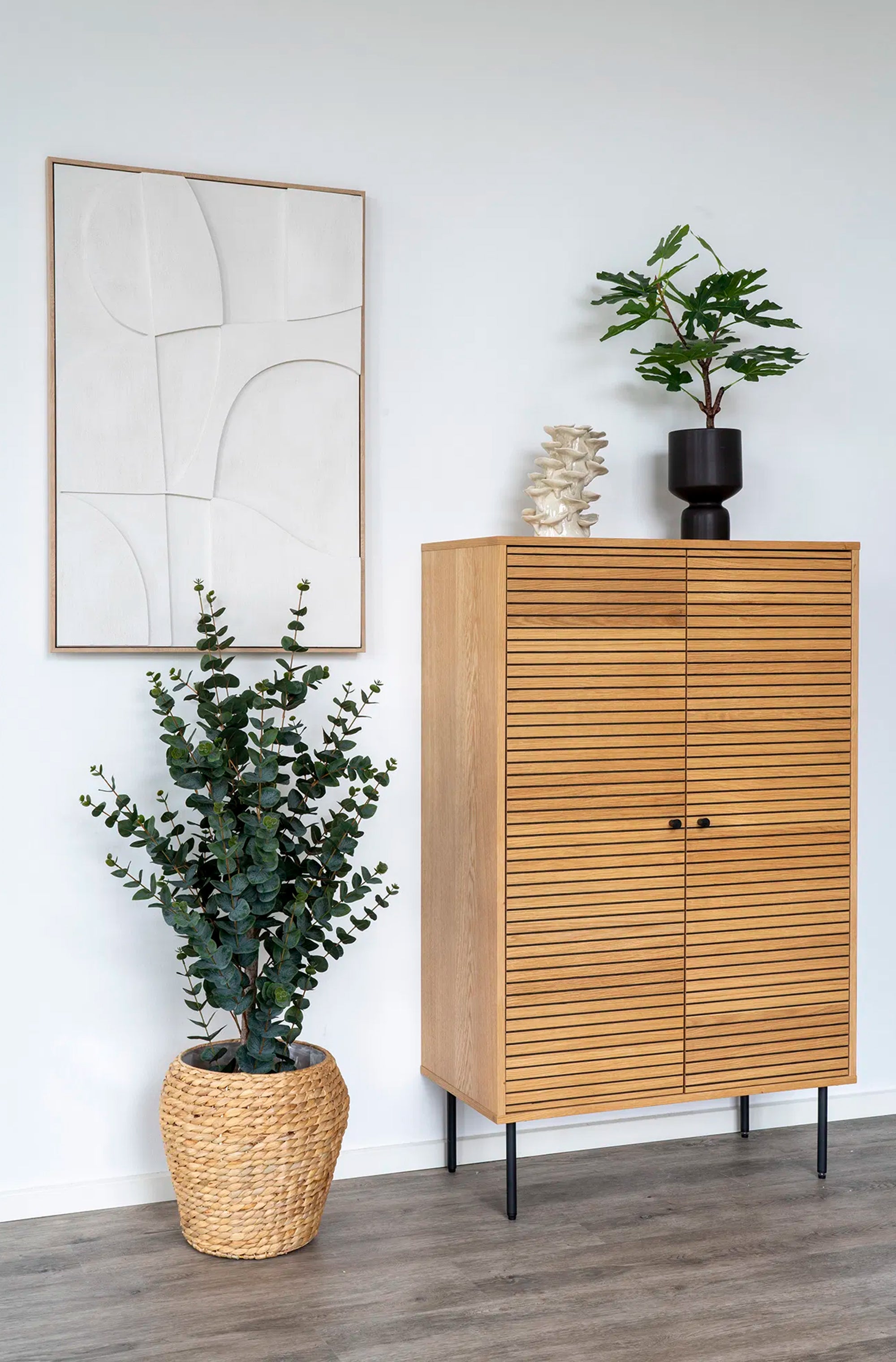 Obraz Chatory 60x90 cm II biały