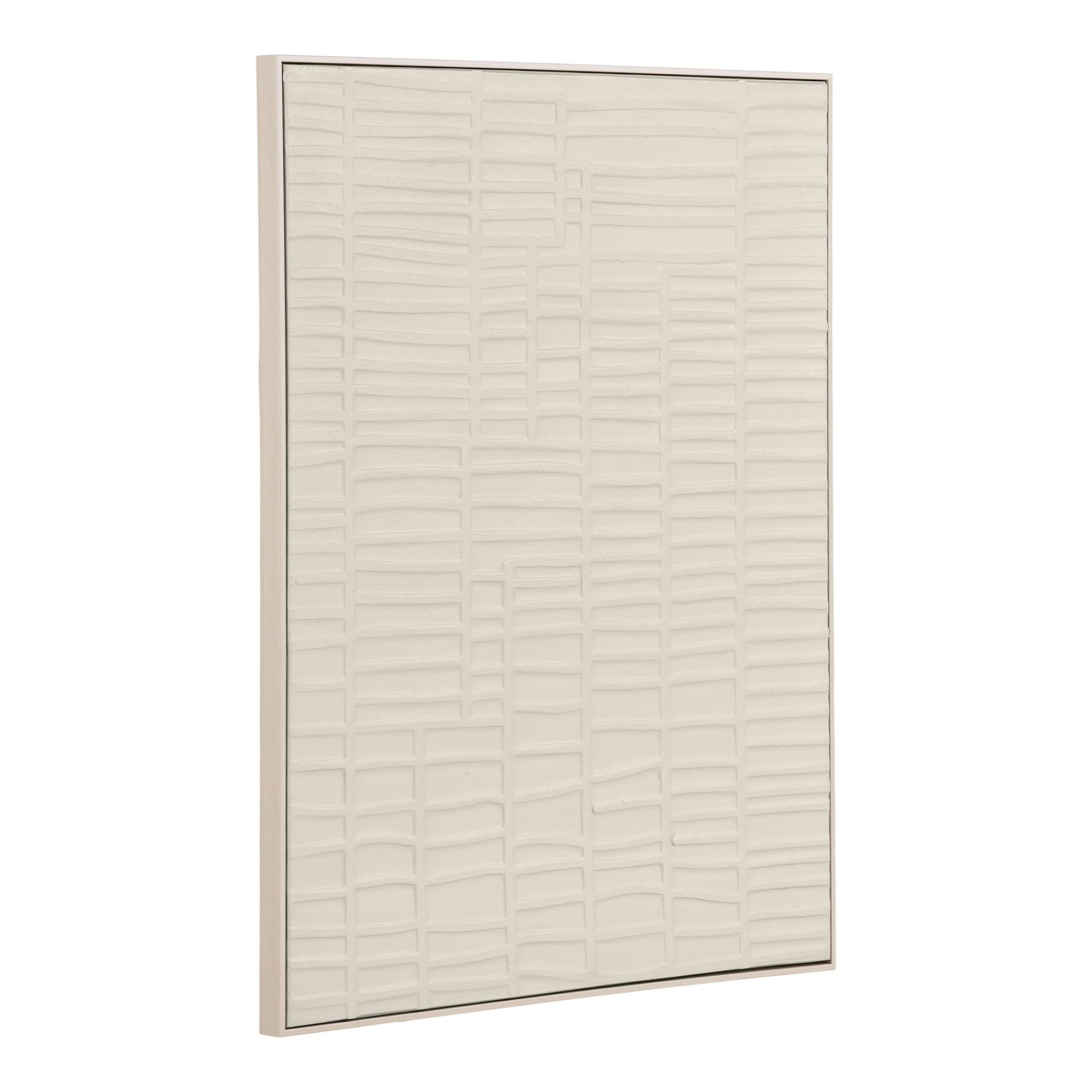 Dekoracja ścienna Ena 80x60 cm z efektem 3D beżowa