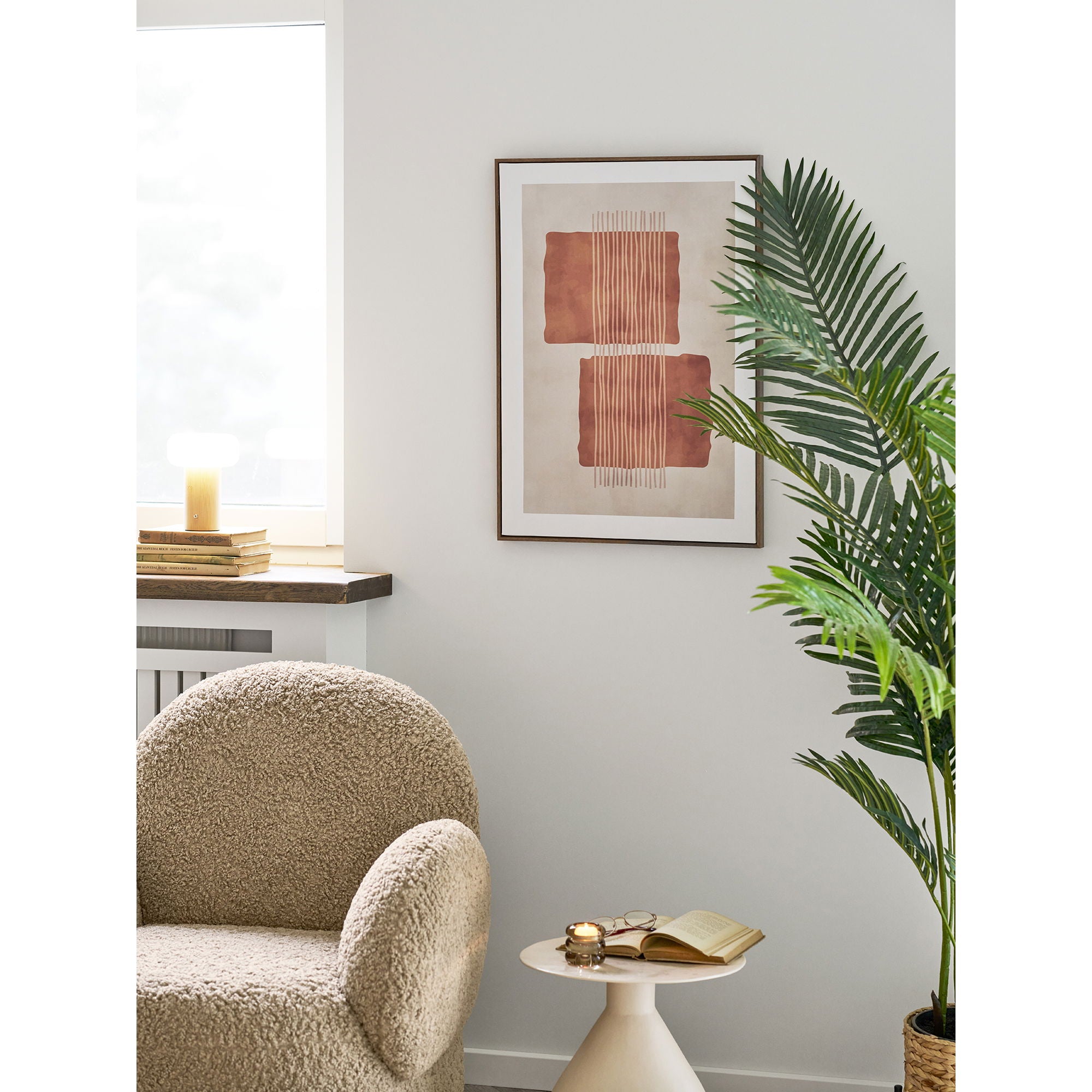 Obraz na płótnie Mina 70x50 cm No. 2 beżowo-brązowy