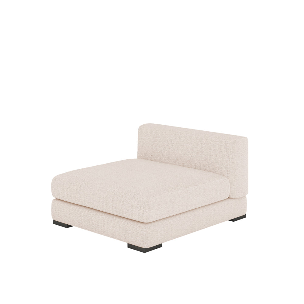 Sofa trzyosobowa Mia kremowa szenil łatwoczyszczący