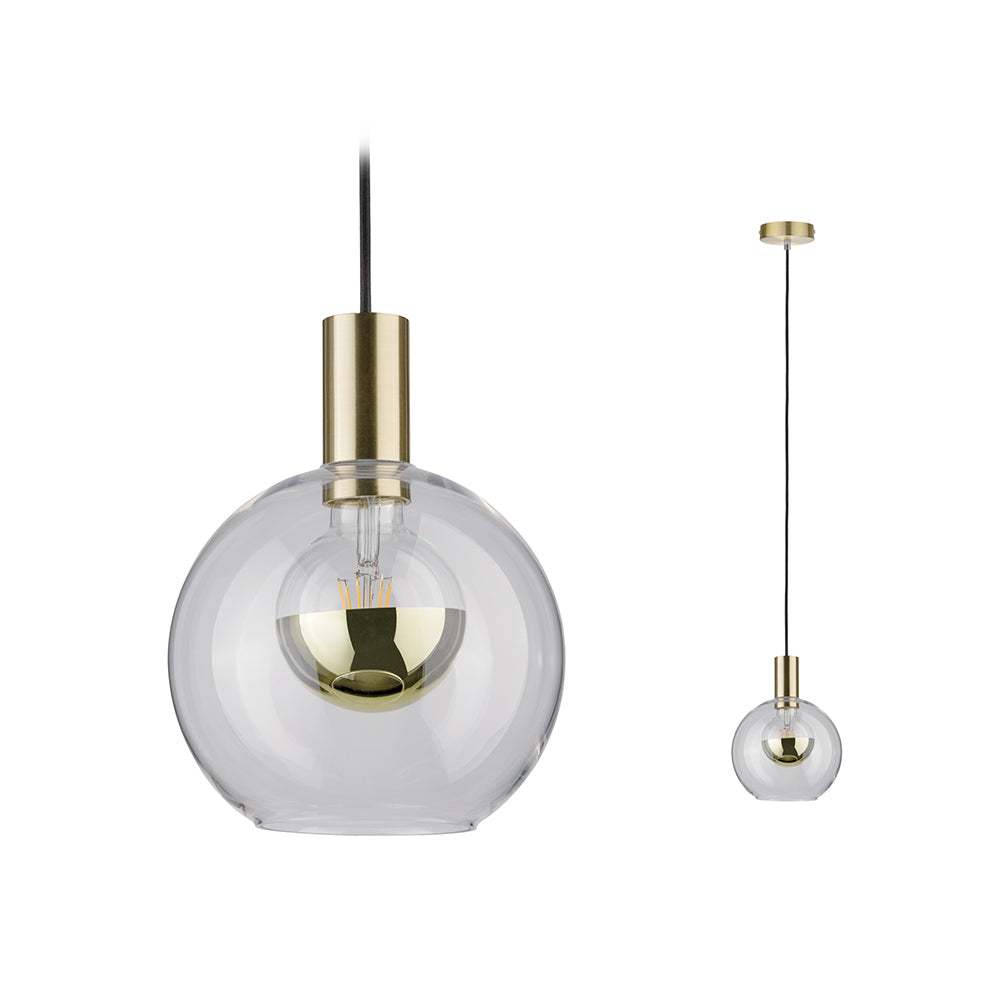 Lampa sufitowa wisząca Nibbler z okrągłym kloszem