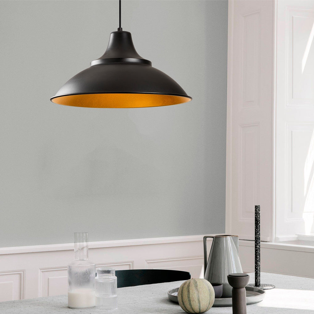 Lampa sufitowa Ardulace średnica 44 cm czarna