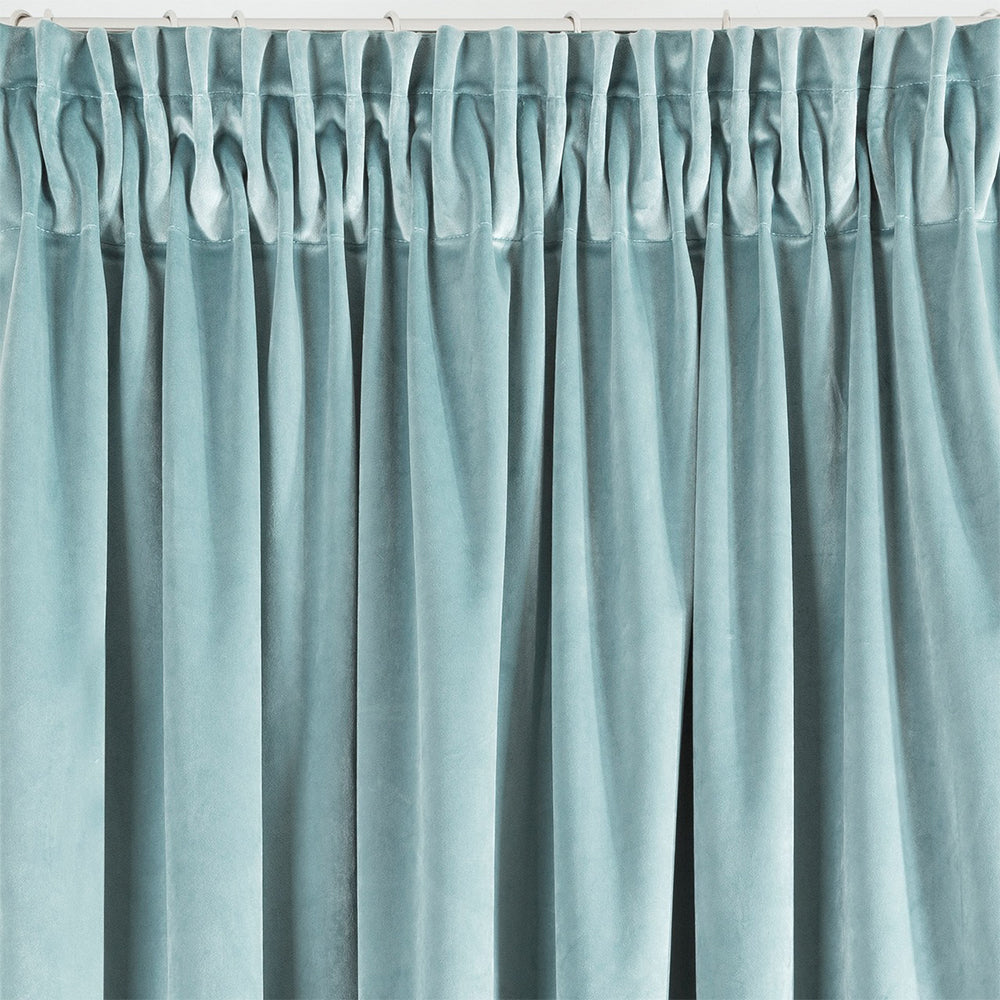 Zasłona Yerodin welwetowa 140x270 cm morska