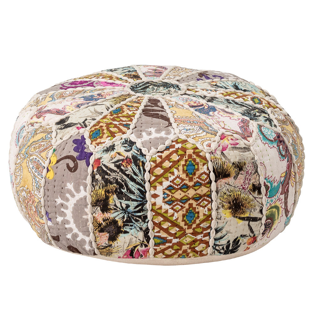 Puf Bloomingville Spellman patchwork