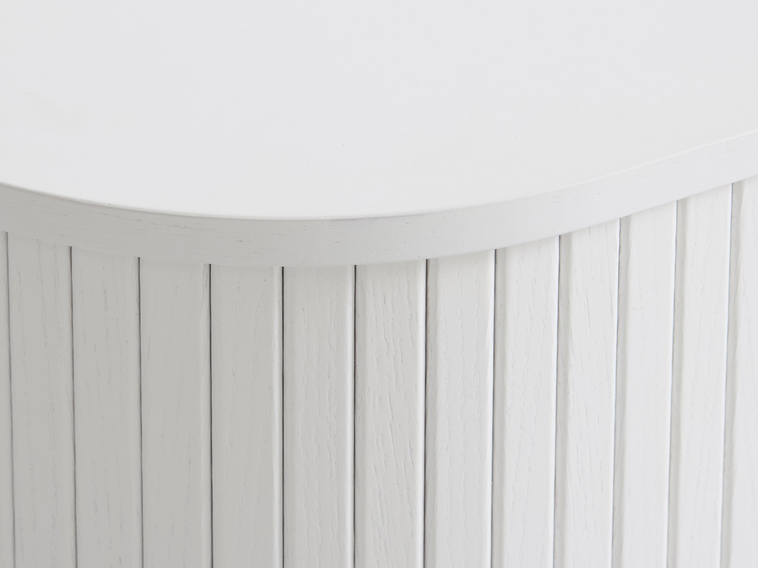 Komoda Gativel 120 cm lamele biała
