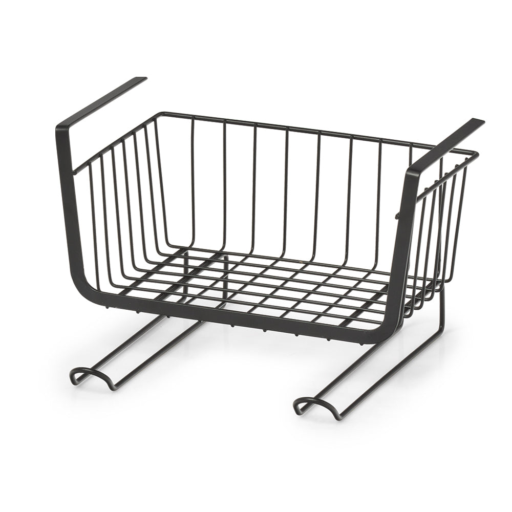 Półka podwieszana Mevian z metalu 26x31 cm czarna