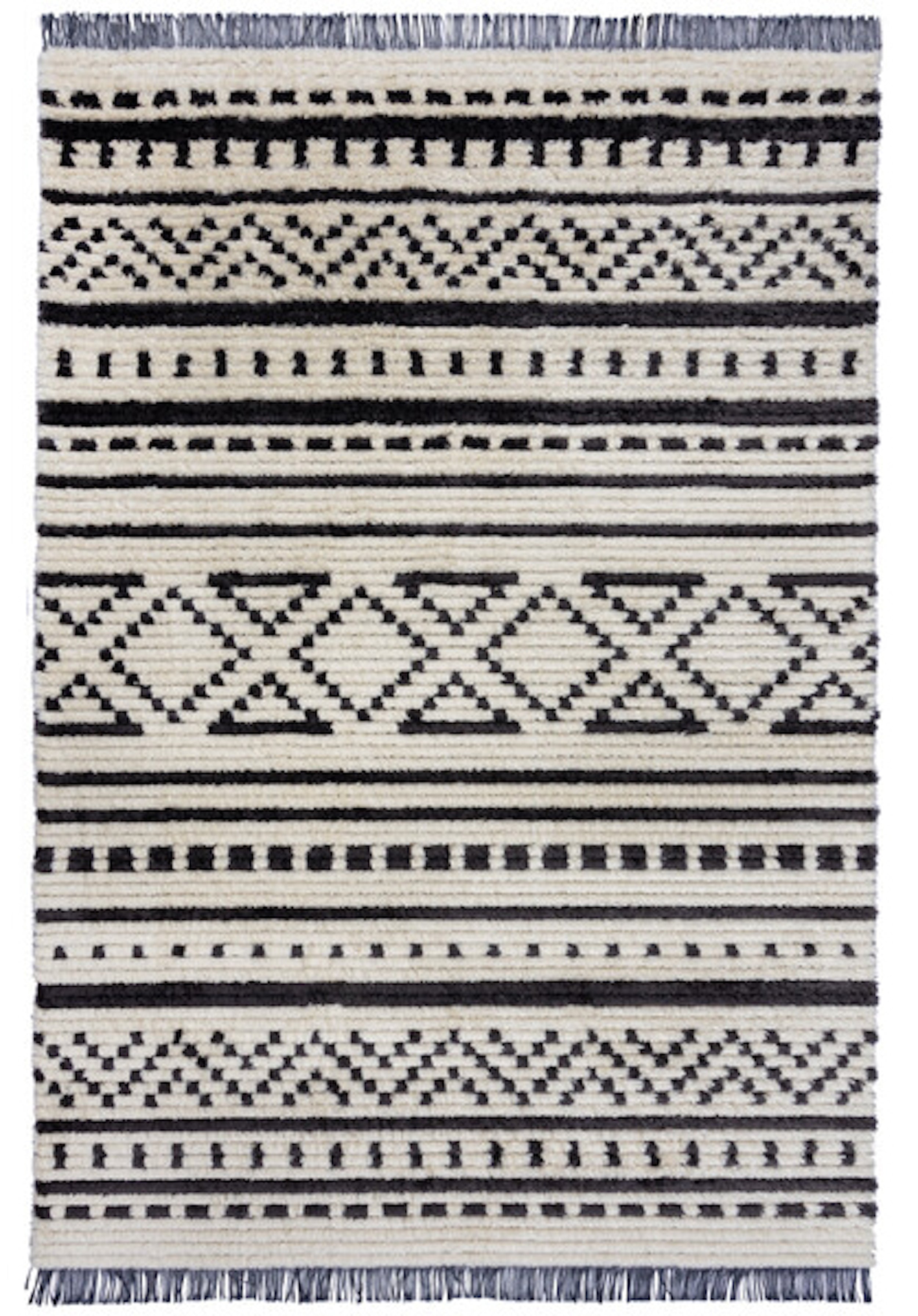 Dywan Sabri 160x230 cm czarno-biały