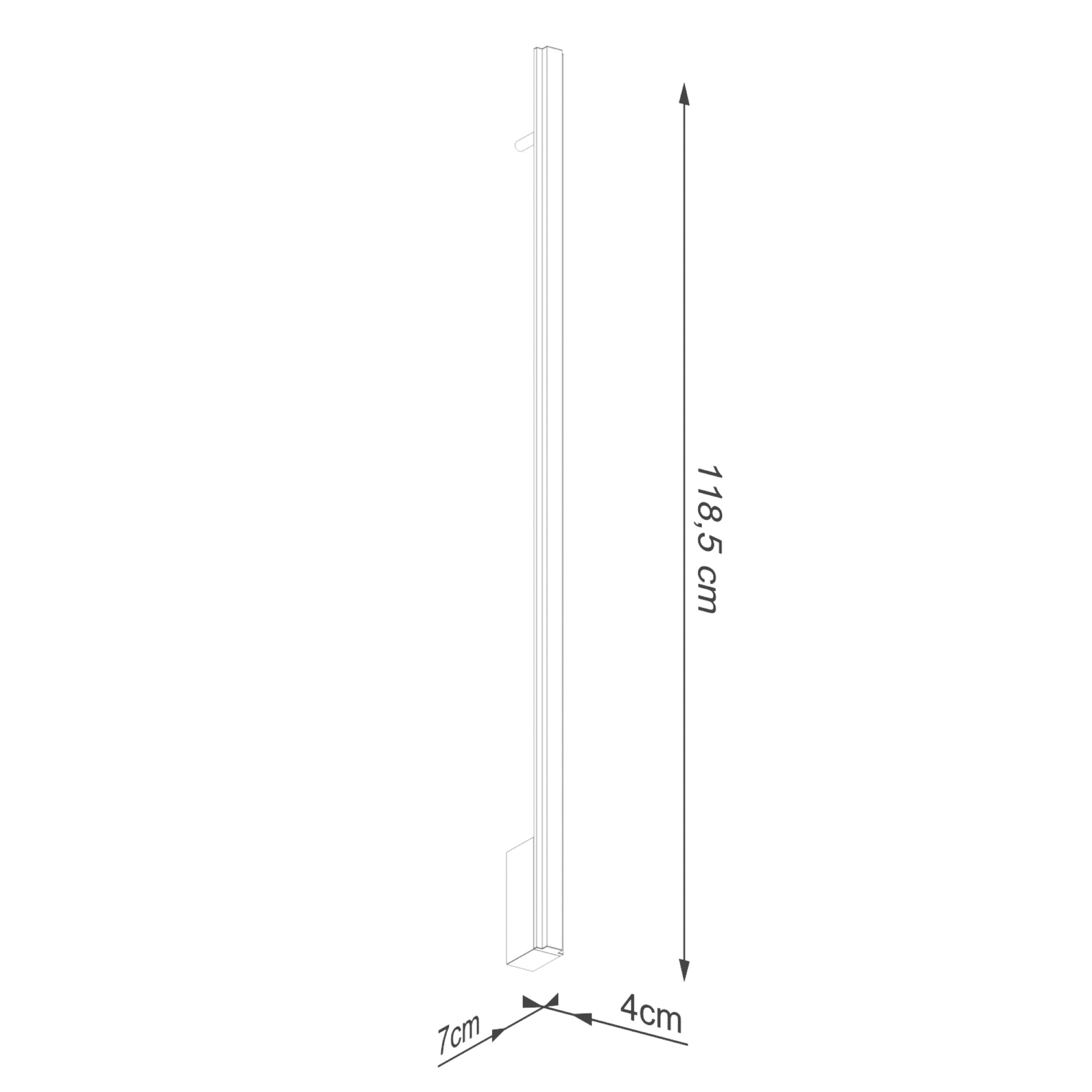 Kinkiet Lagom 120 cm beżowy LED barwa neutralna