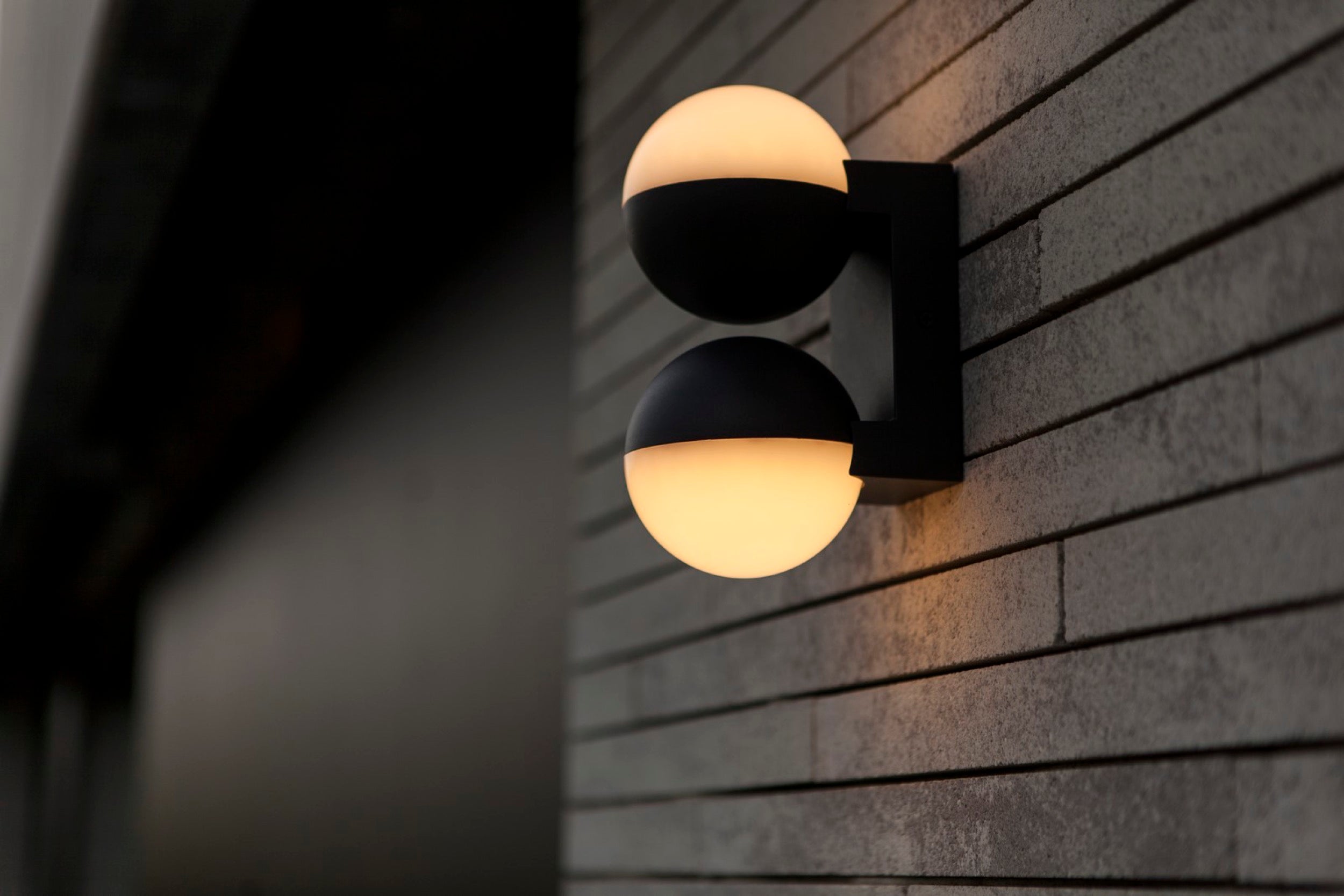 Kinkiet zewnętrzny Looma LED x2 szary