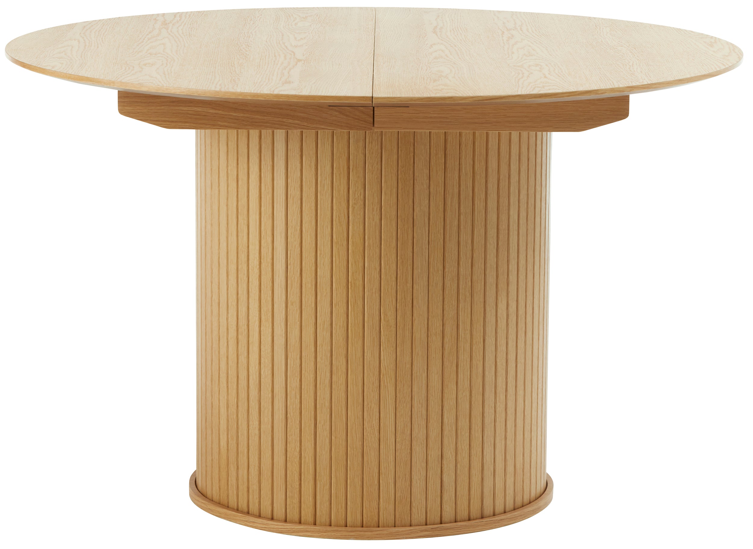 Stół rozkładany Gativel 120-167 cm lamele dąb naturalny