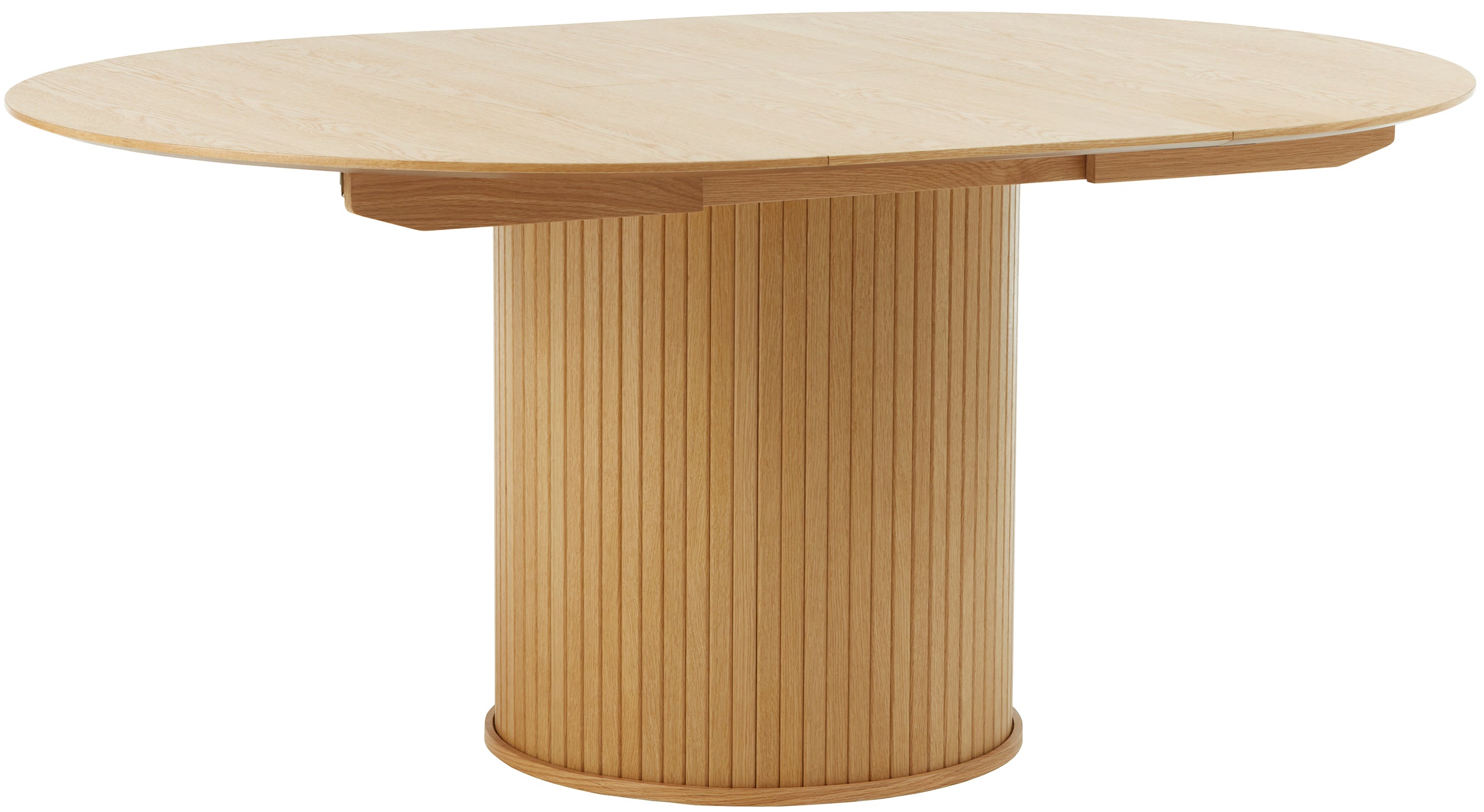 Stół rozkładany Gativel 120-167 cm lamele dąb naturalny