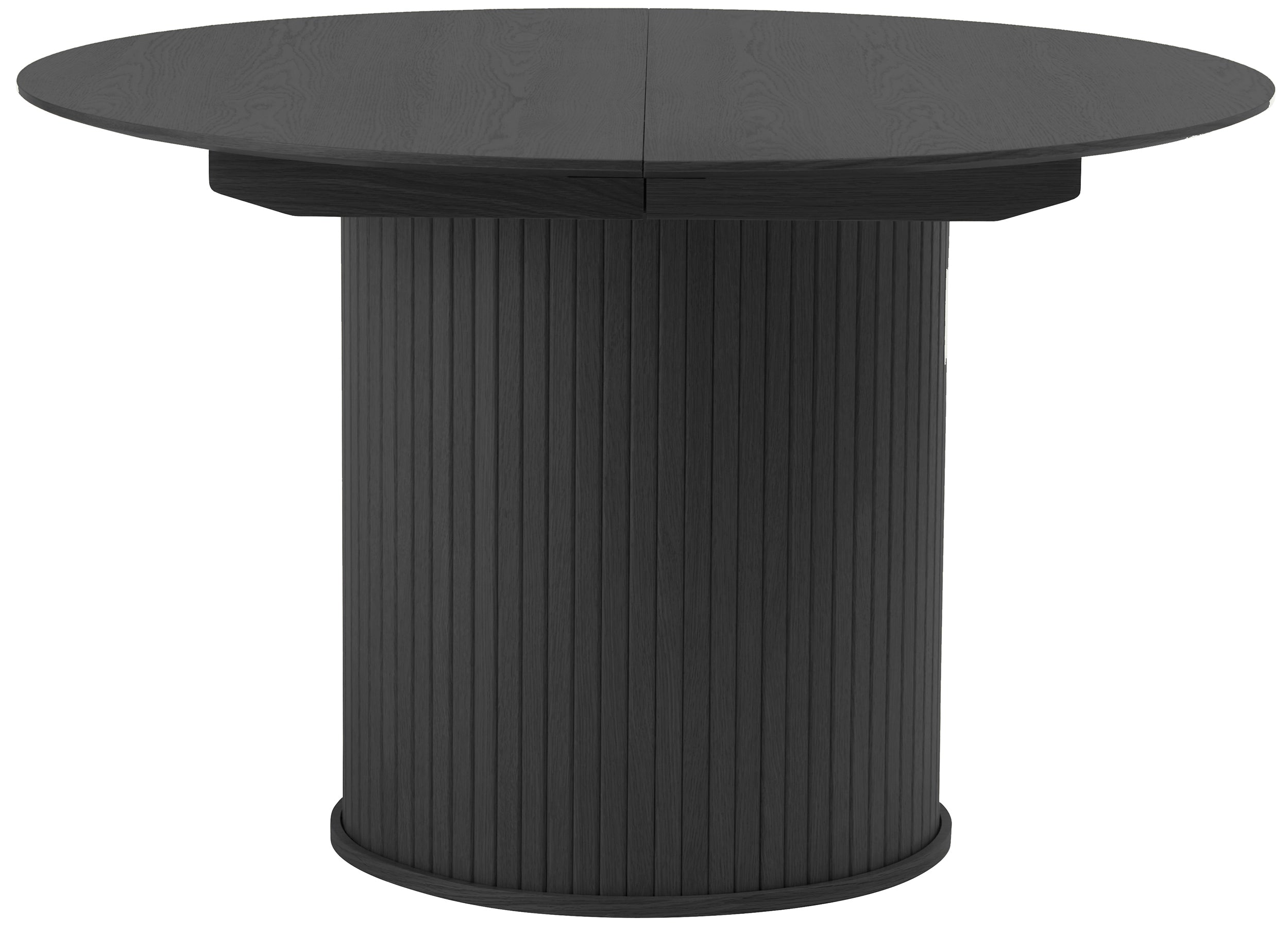 Stół rozkładany Gativel 120-167 cm lamele dąb czarny