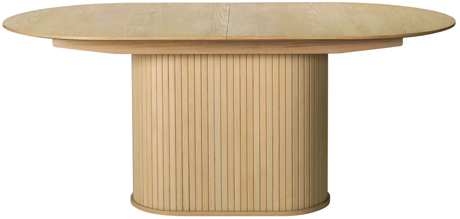 Stół rozkładany Gativel 180-230x95 cm lamele dąb naturalny