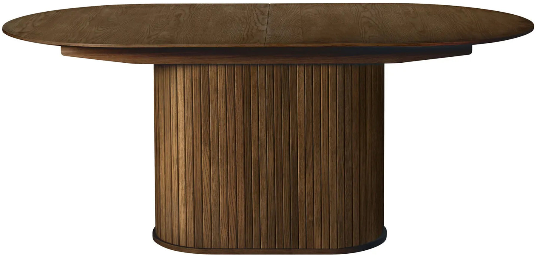 Stół rozkładany Gativel 180-230x95 cm lamele dąb palony