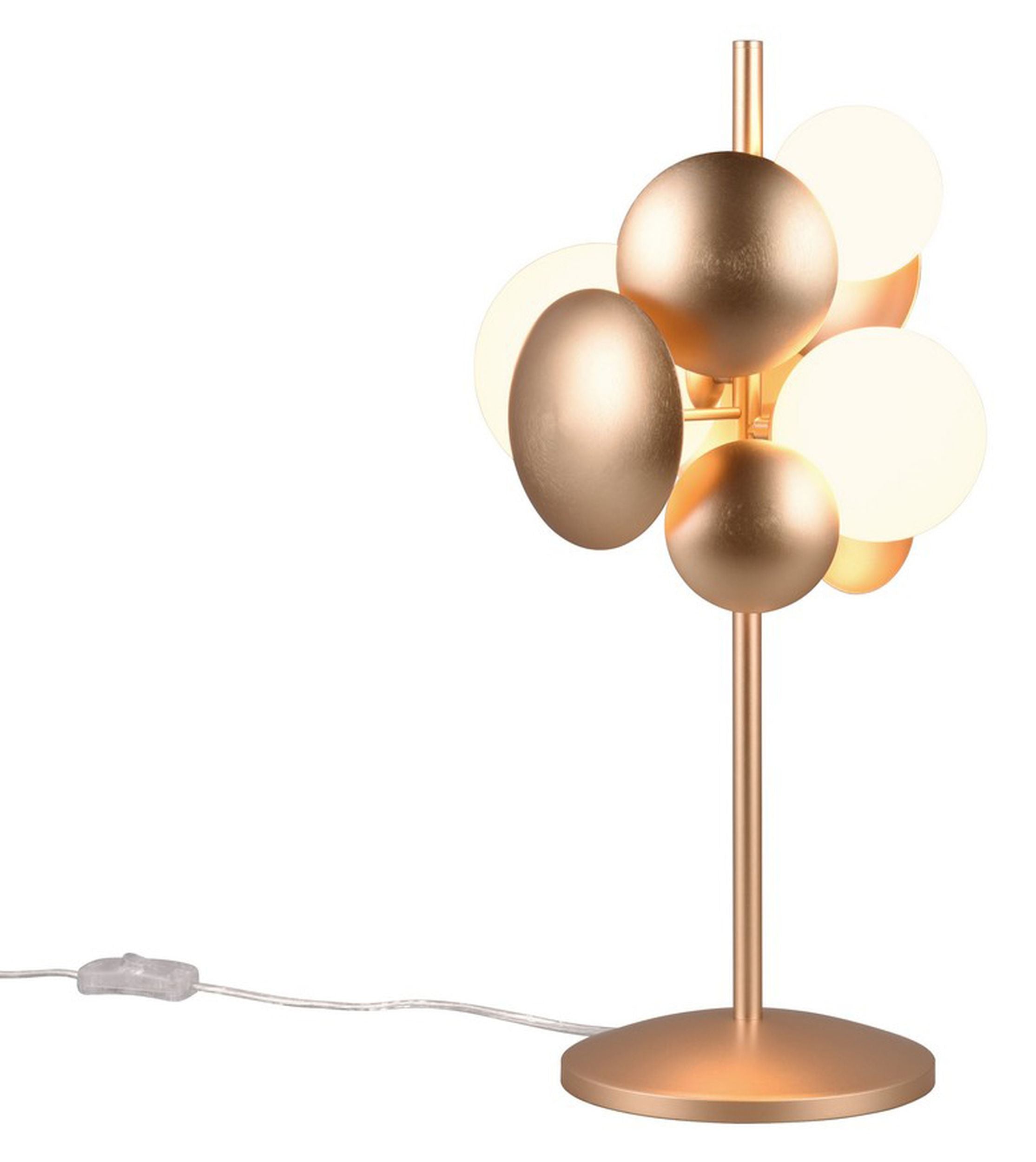 Lampa stołowa Bubble x3 złota