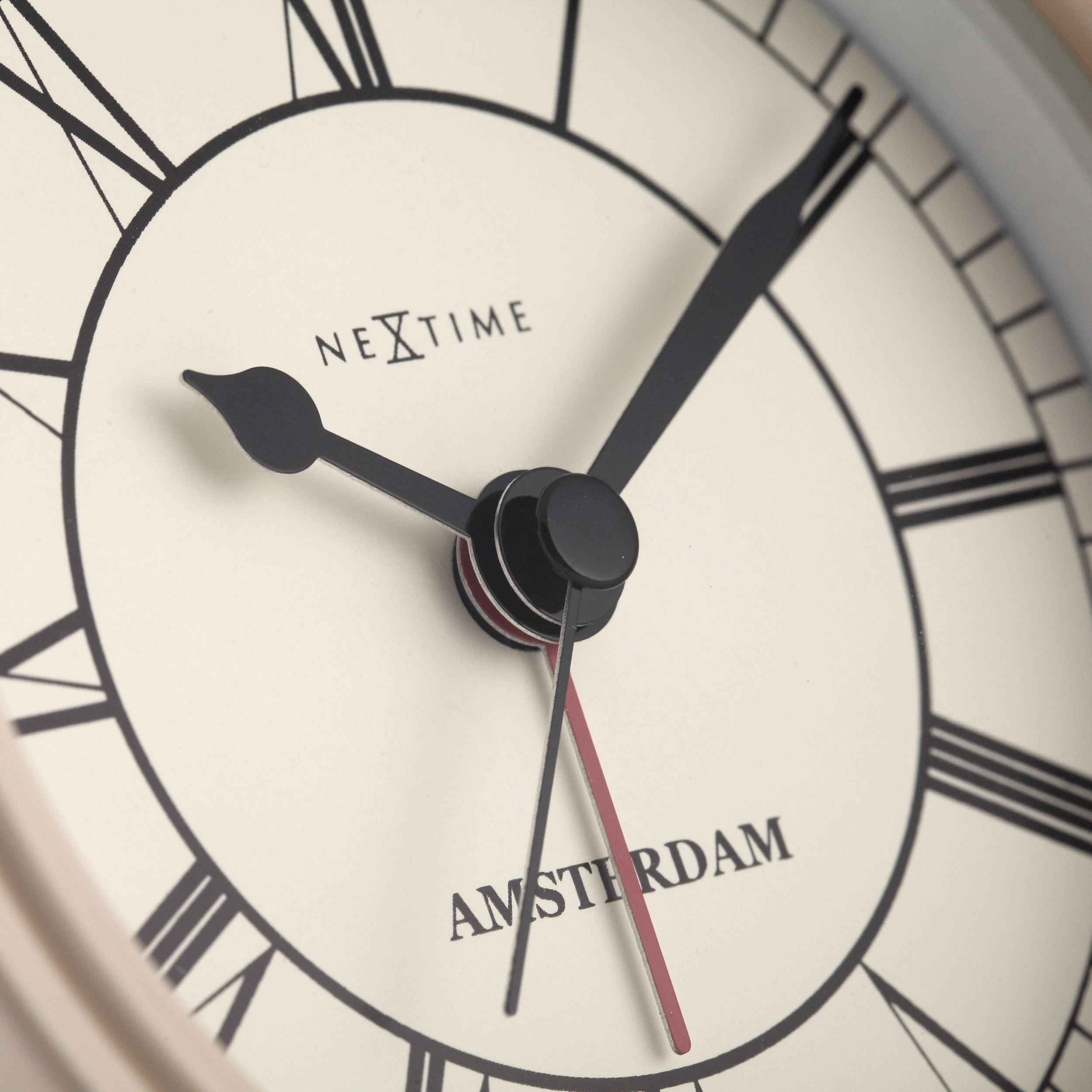 Zegar stojący Amsterdam 11 cm beżowy