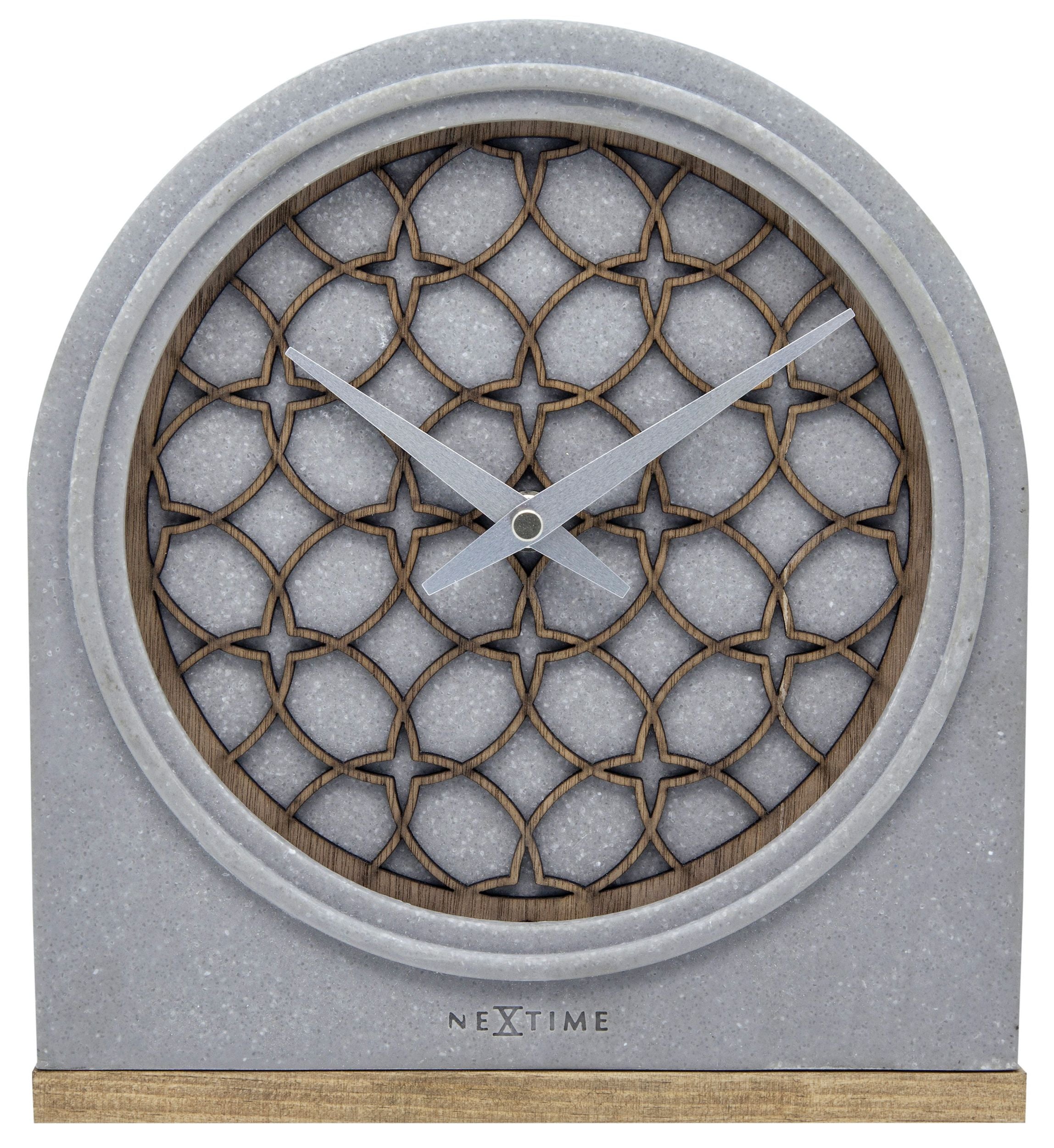 Zegar stojący Concrete Love 24x21 cm szary