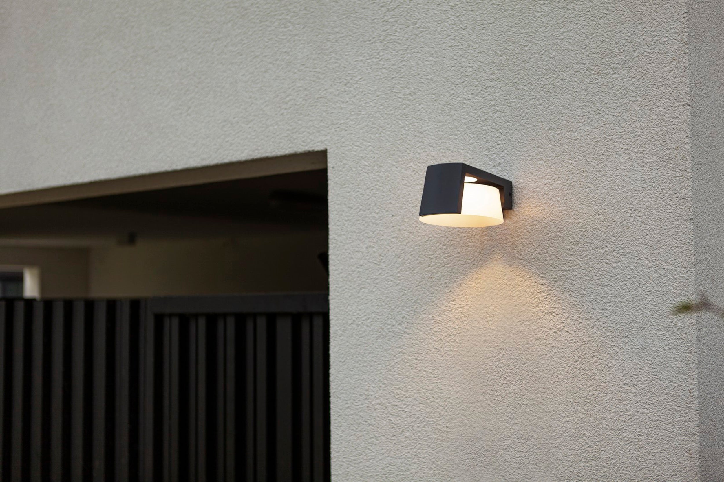 Kinkiet zewnętrzny Moon LED antracytowy