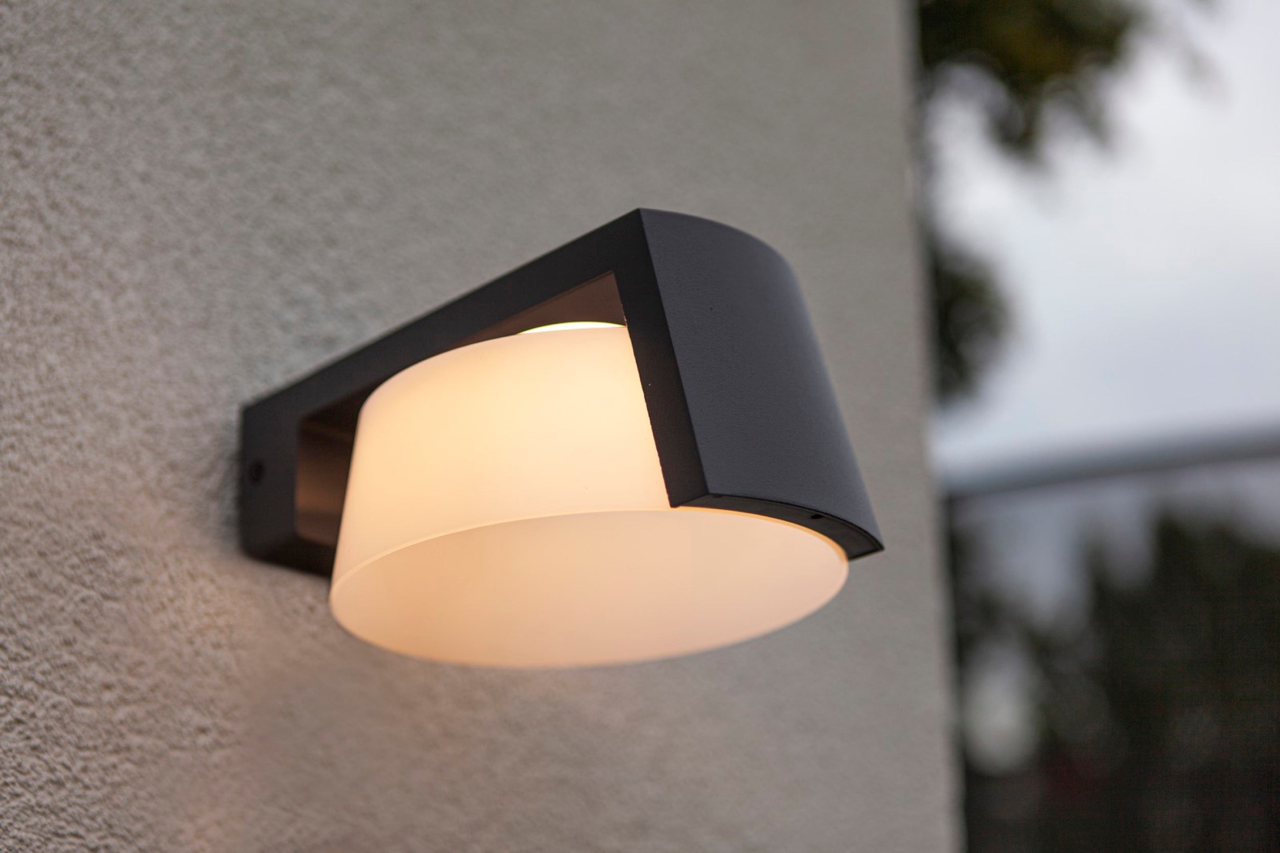 Kinkiet zewnętrzny Moon LED antracytowy