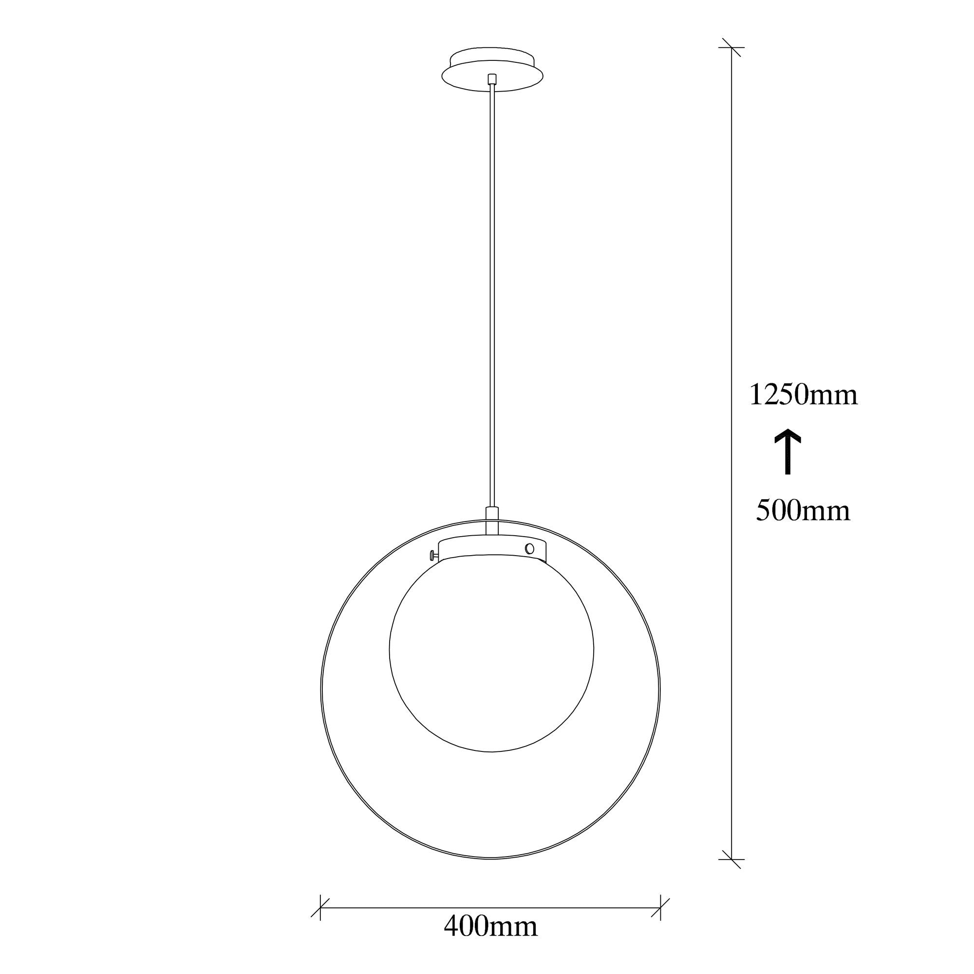 Lampa wisząca Plemally transparentny klosz/ złota