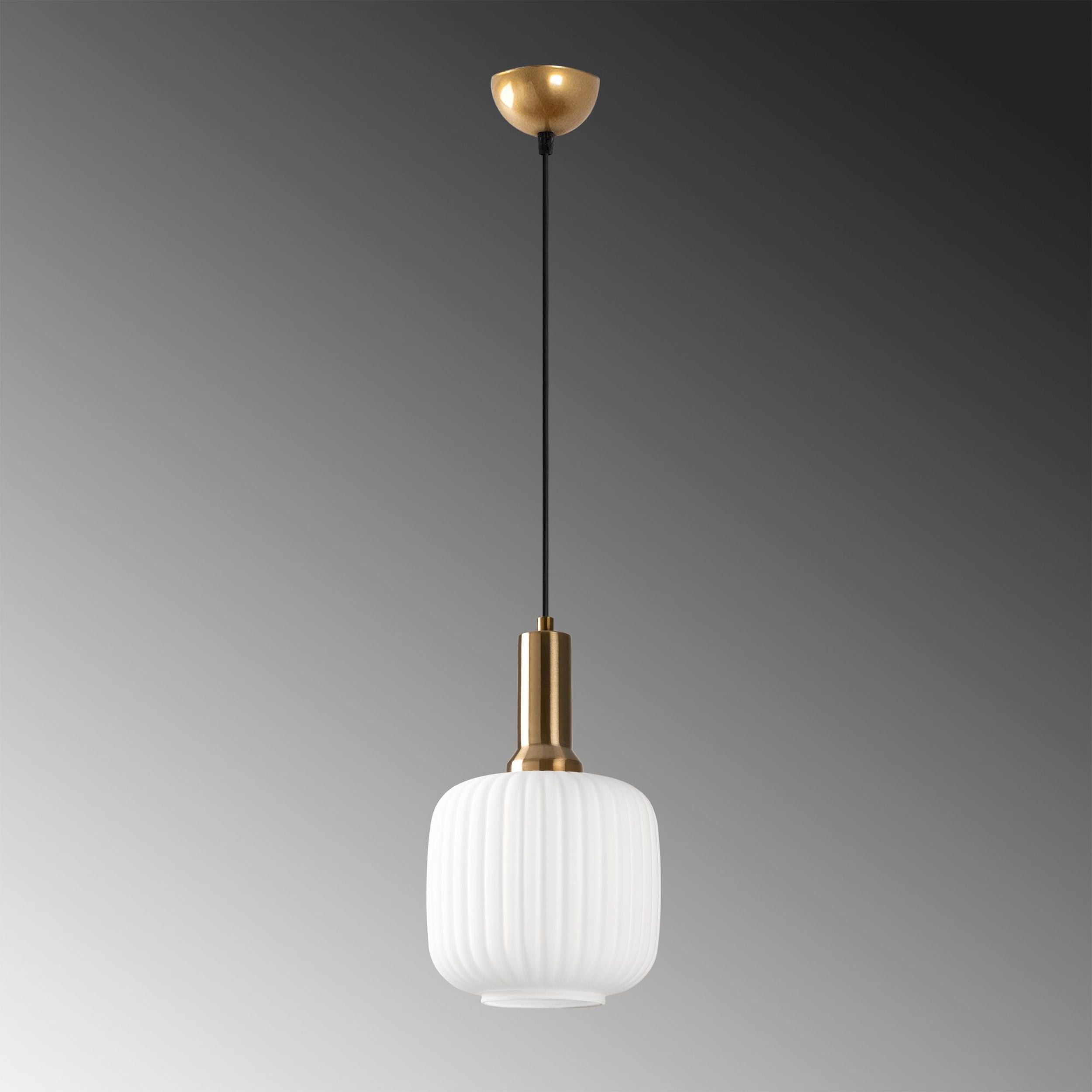 Lampa wisząca Asker 20 cm biało-złota