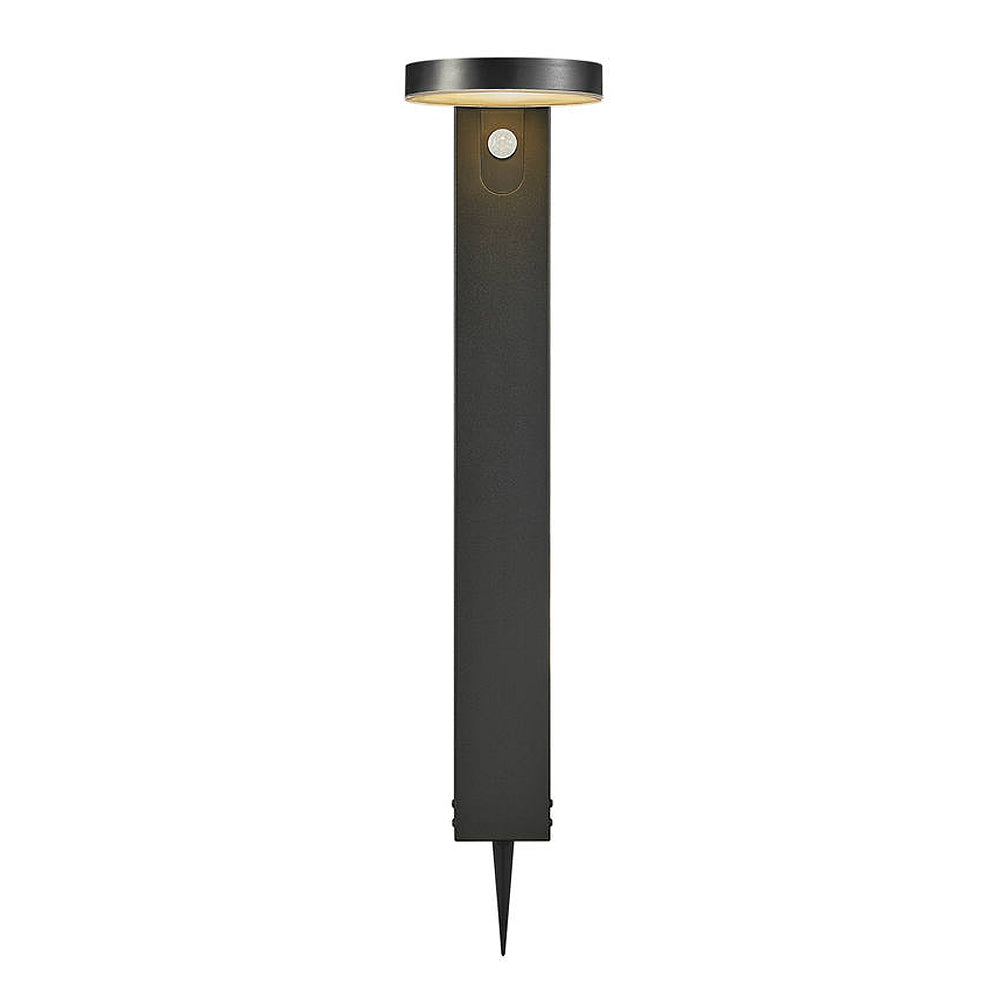 Lampa ogrodowa solarna Rica Round z czujnikiem ruchu okrągła
