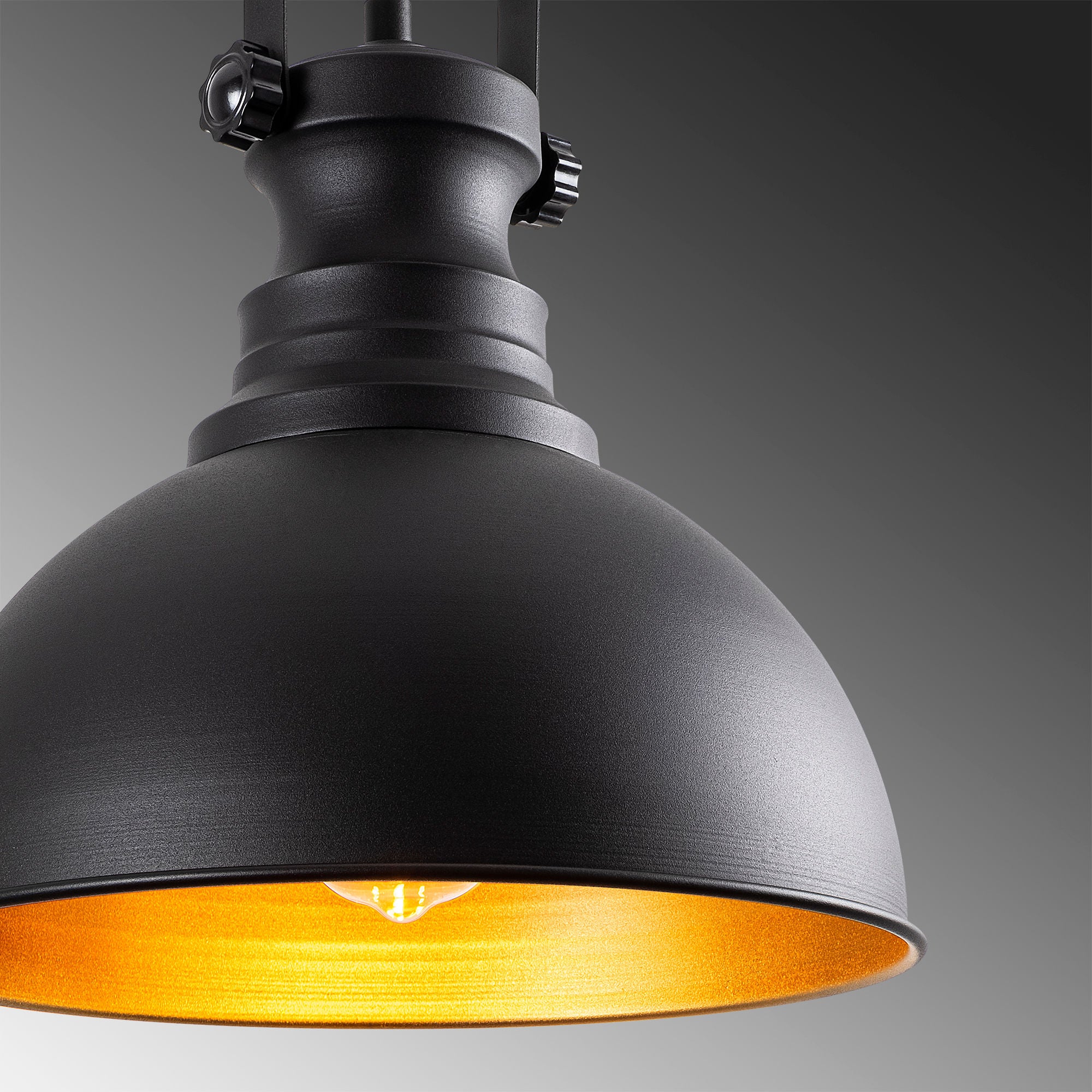 Lampa wisząca Ardulace metalowa czarna