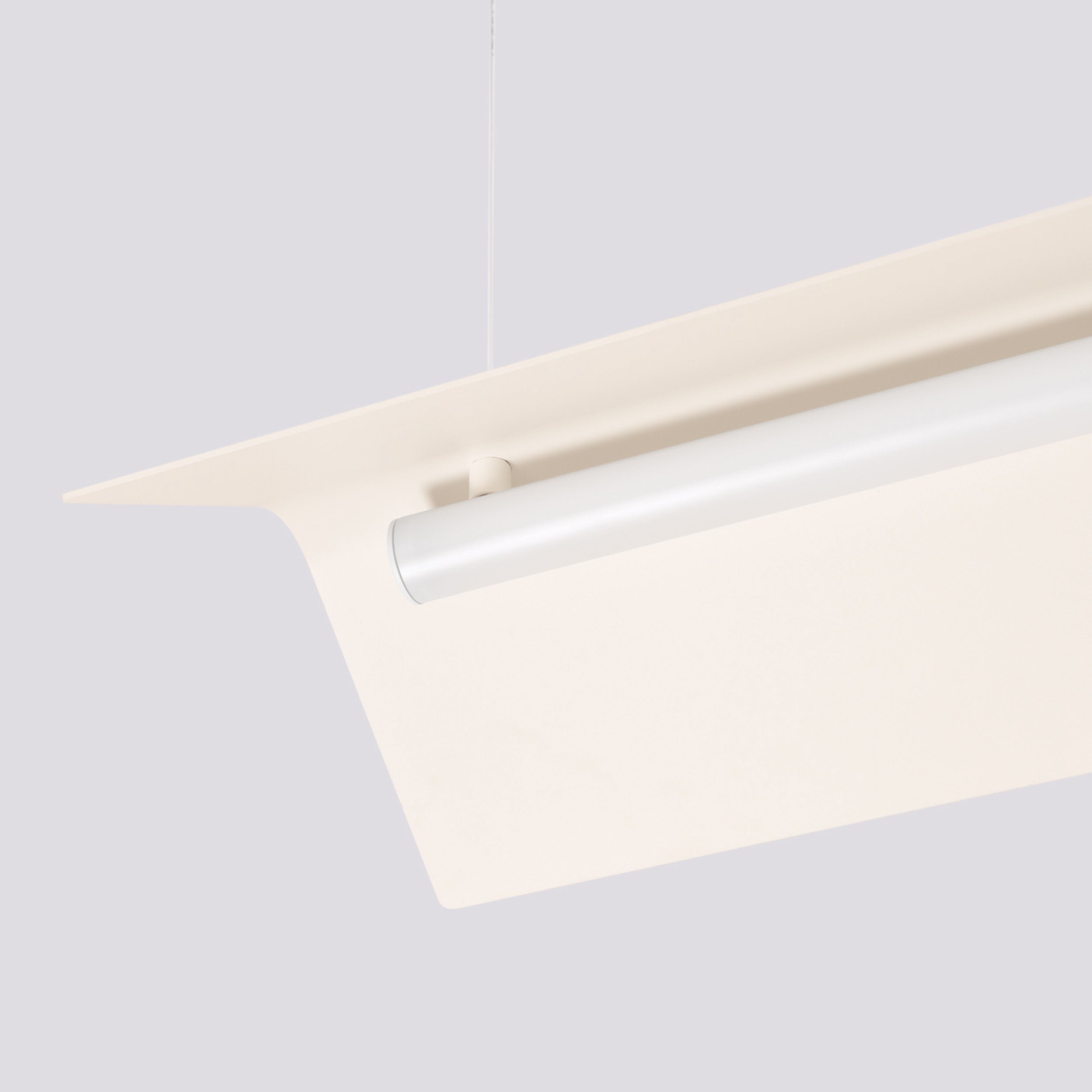 Lampa wisząca Elva beżowa LED barwa ciepła