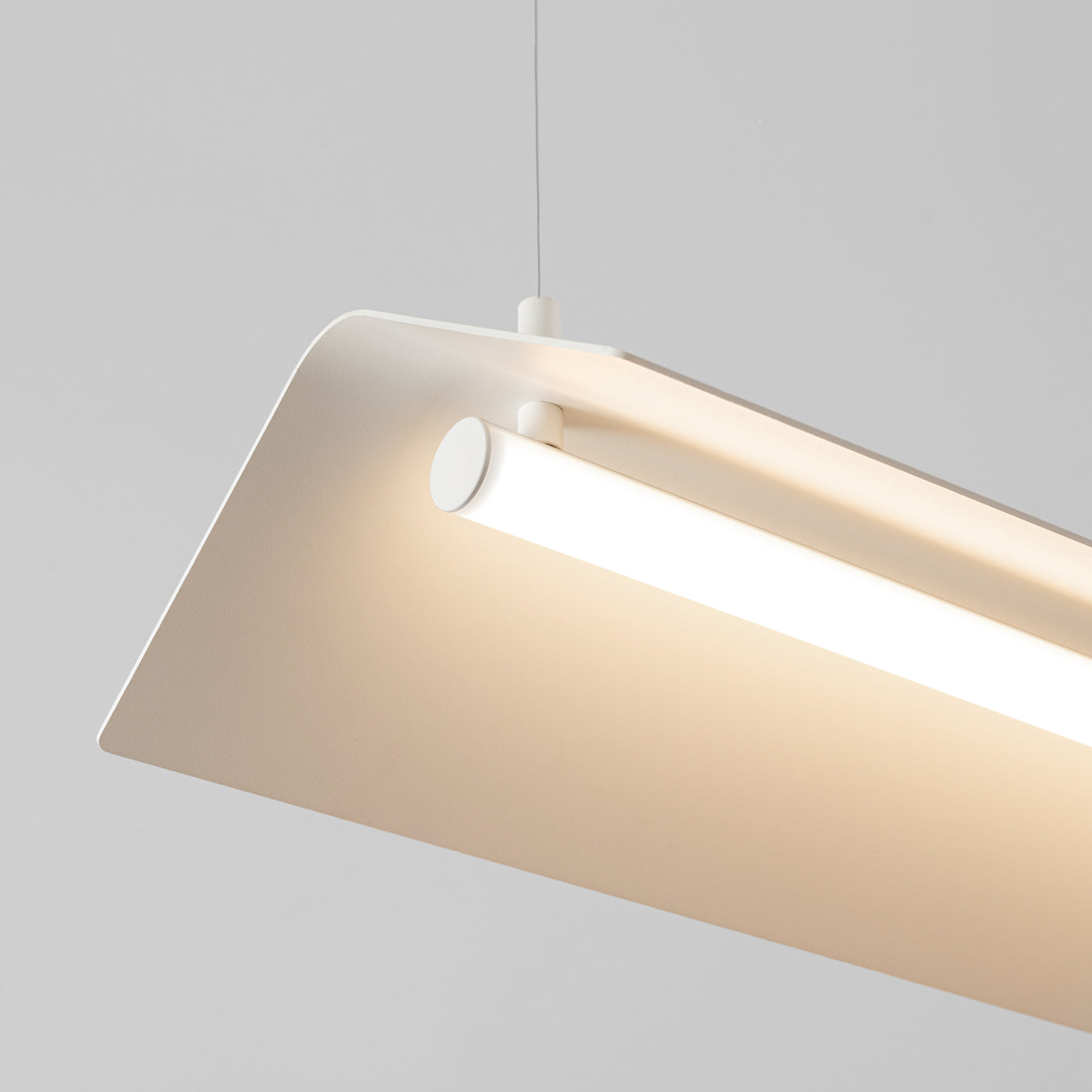Lampa wisząca Elva LED beżowa 4000K