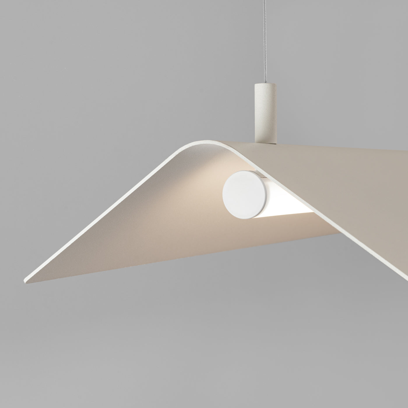 Lampa wisząca Elva LED beżowa 4000K