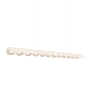 Lampa wisząca Biscuit beżowa LED barwa ciepła
